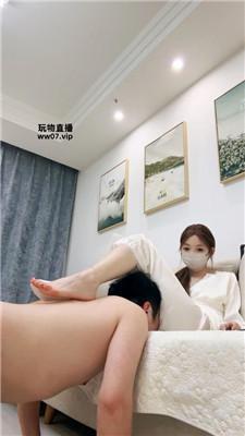 楚楚原味白袜脚气味辱 bf51777