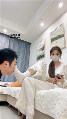 楚楚原味白袜脚气味辱 bf51777