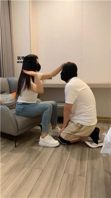 御清小白鞋踩踏-牛仔裤窒息双视角版 bf51814