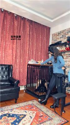 冷颜母畜-囚禁狗笼羞辱虐 JS250413-10