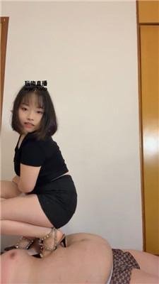 佳佳铆钉高跟全体重踩踏 bf52272