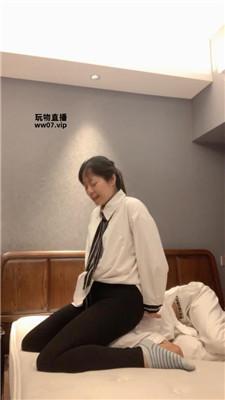 景花腿绞坐脸窒息-原味棉袜气味辱 JS250412-9