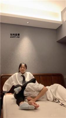 景花腿绞坐脸窒息-原味棉袜气味辱 JS250412-9