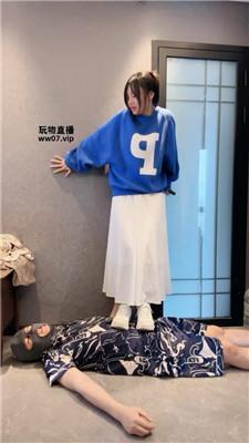 素人抽水机素人S-小白鞋原味棉袜气味辱 bf52255