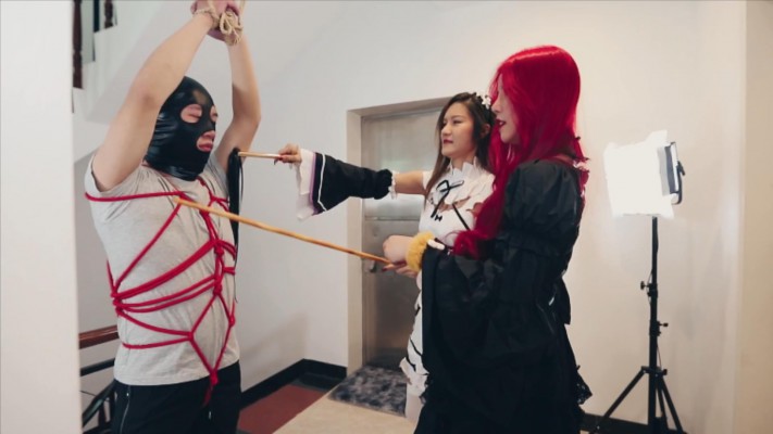 〖H.P.L栖心之栈〗—黑白双煞吊刑奴 HPL-211025