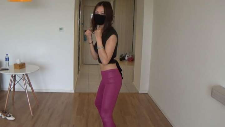 红色打底裤肉靶健身锻炼足控资源网|爱秀美图