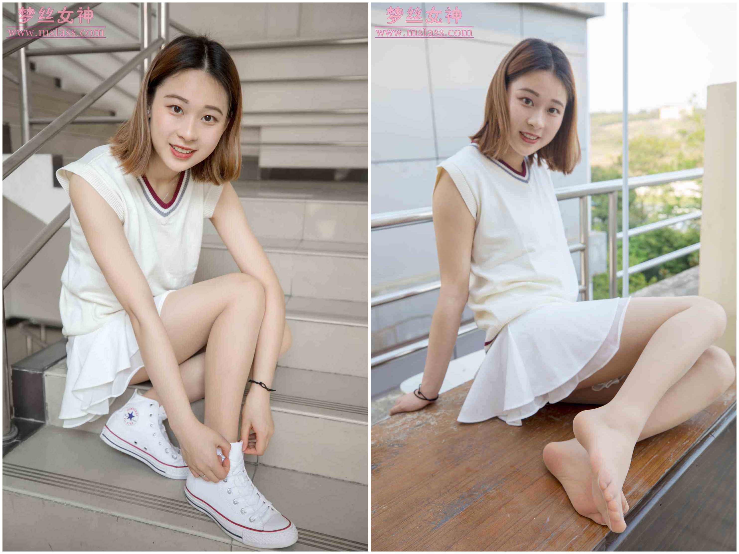 雯雯《学楼丝袜美腿》