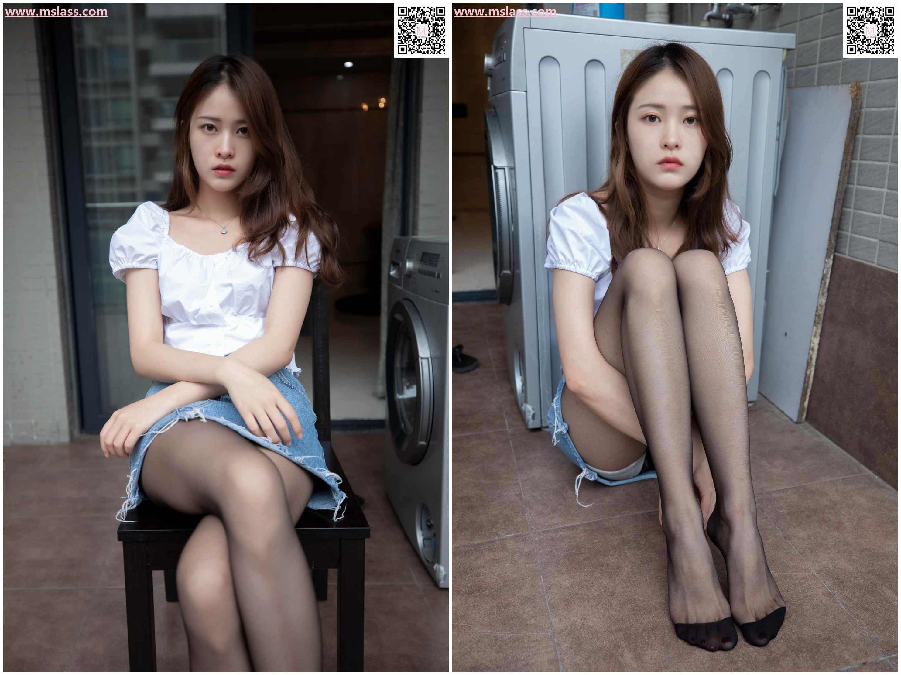 魏婷婷《家中搭配黑袜》