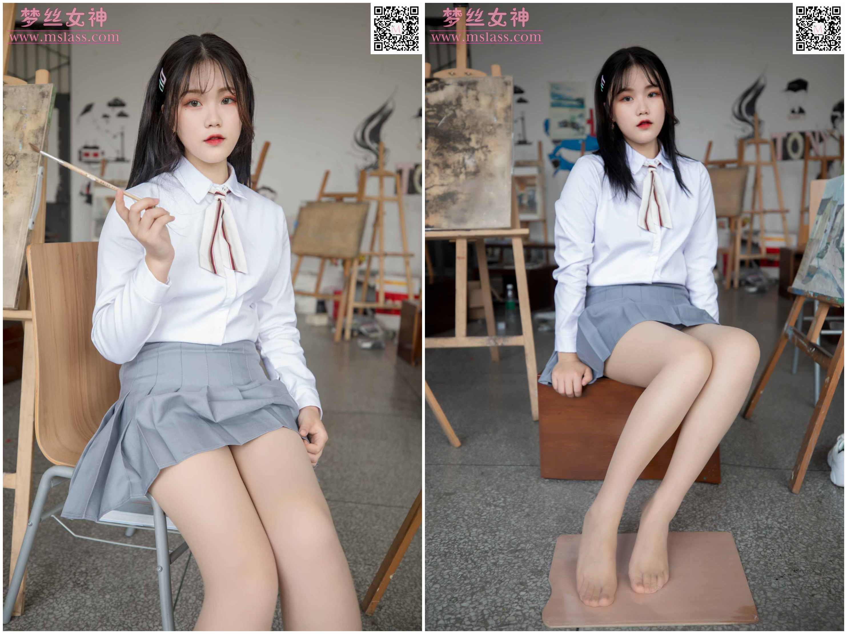 恬恬《画室少女》