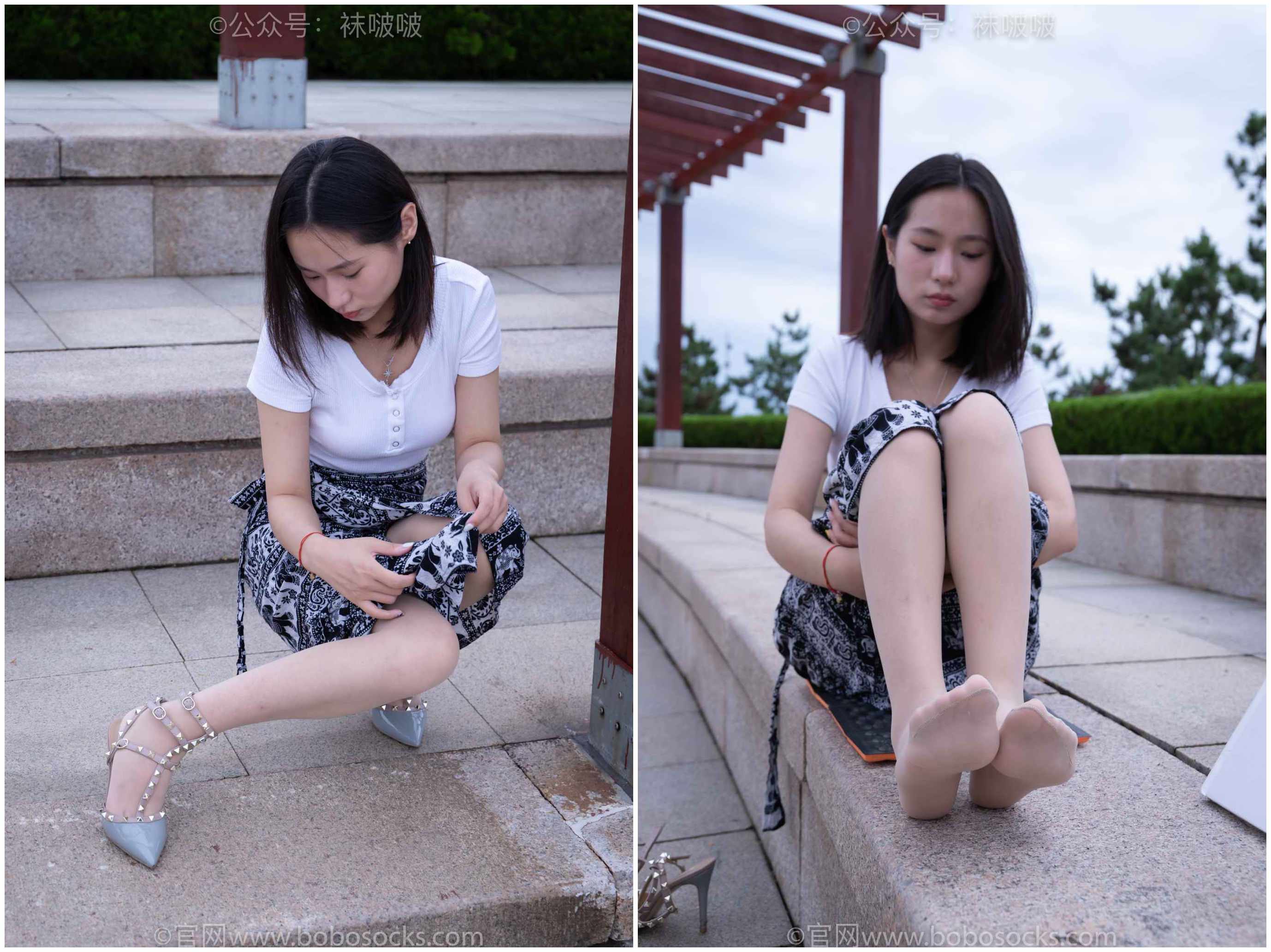 [袜啵啵]NO.014思思-华伦天奴高跟鞋、肉丝