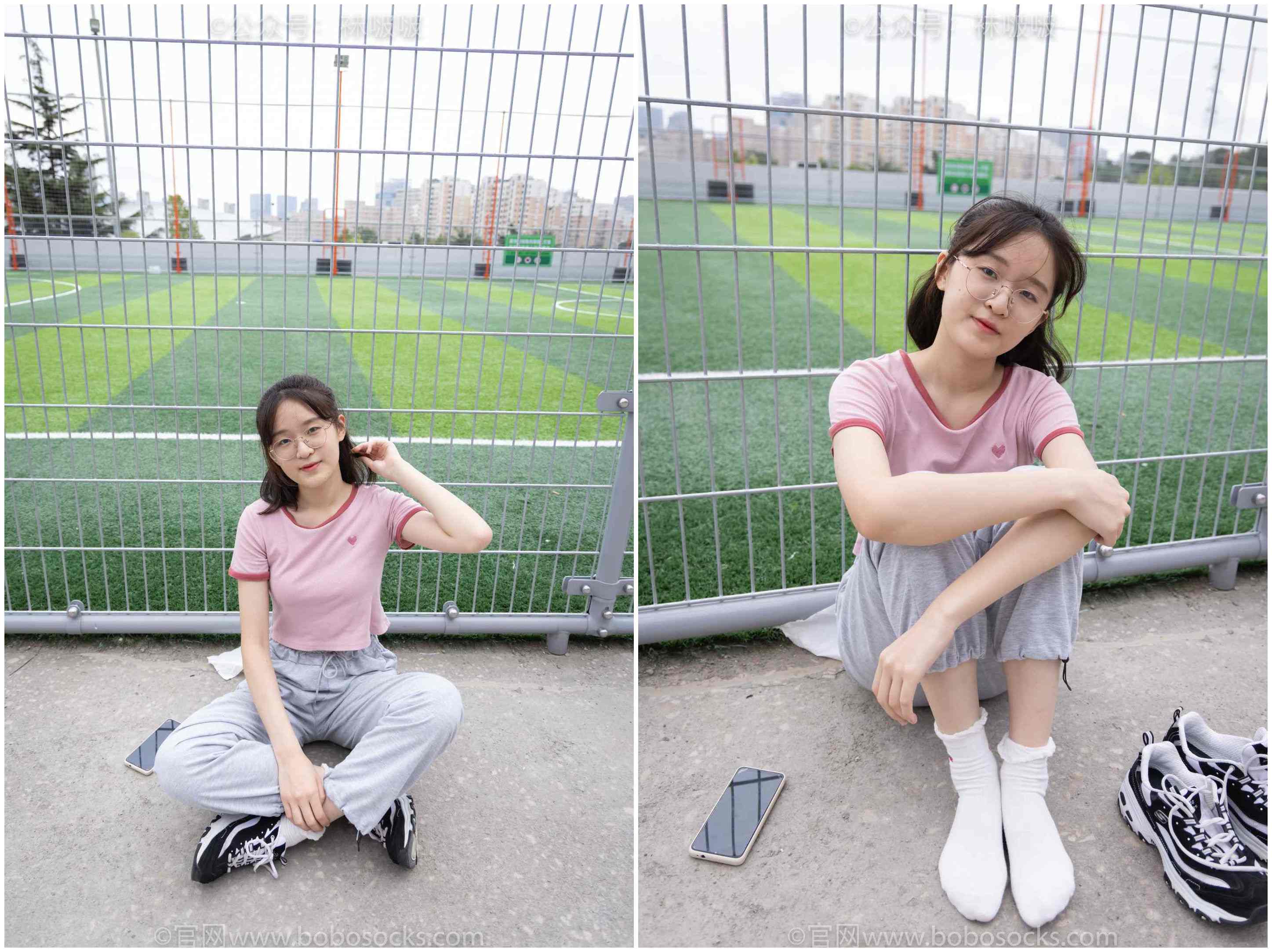 [袜啵啵]NO.016熊熊-斯凯奇运动鞋、棉袜（踩脏）、裸足