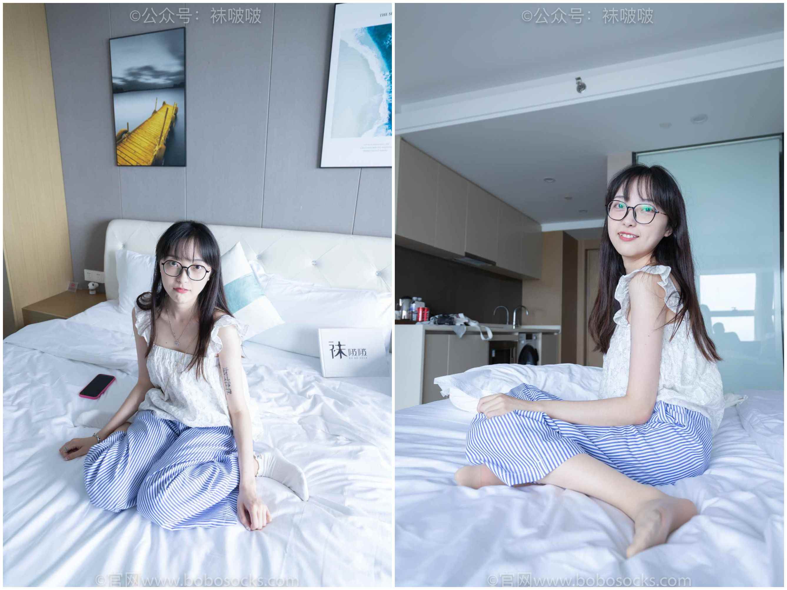 [袜啵啵]NO.027稚予- vans、白色棉袜、肉丝