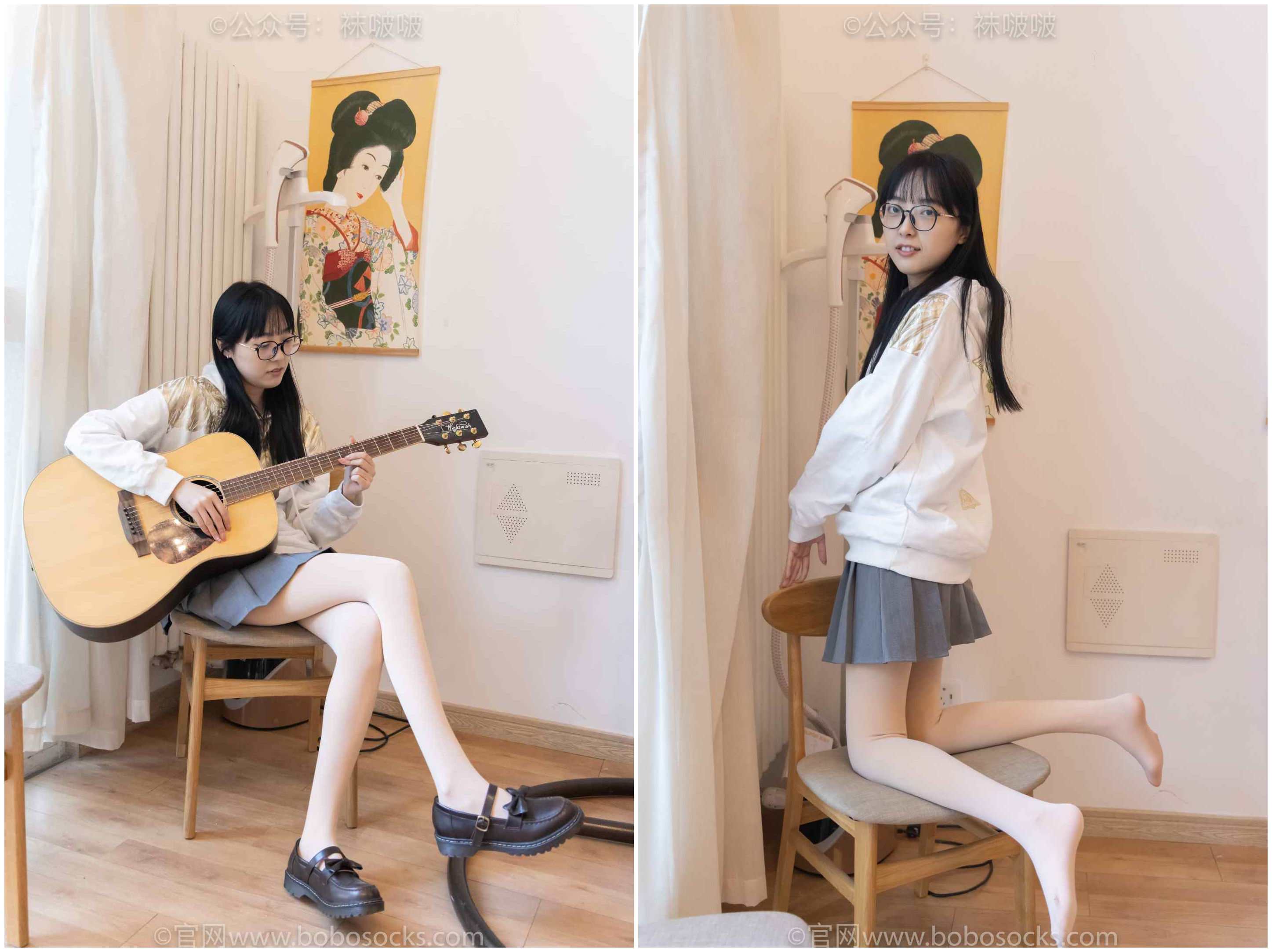 [袜啵啵]NO.047稚予-皮鞋、厚肉丝