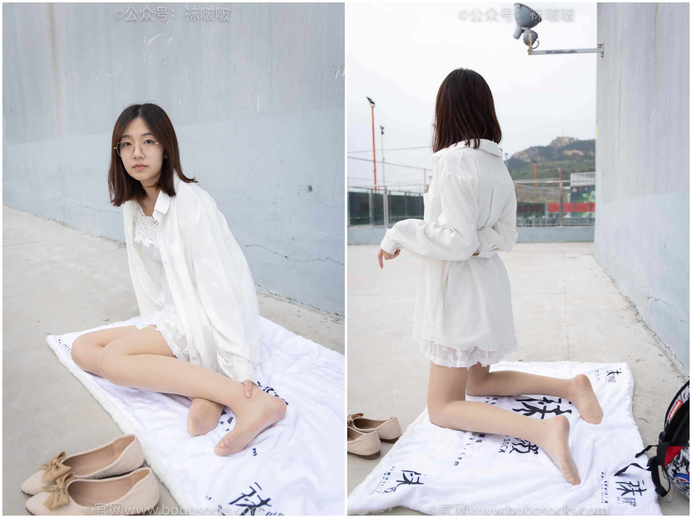 [袜啵啵]NO.048小甜豆-平底鞋、肉丝