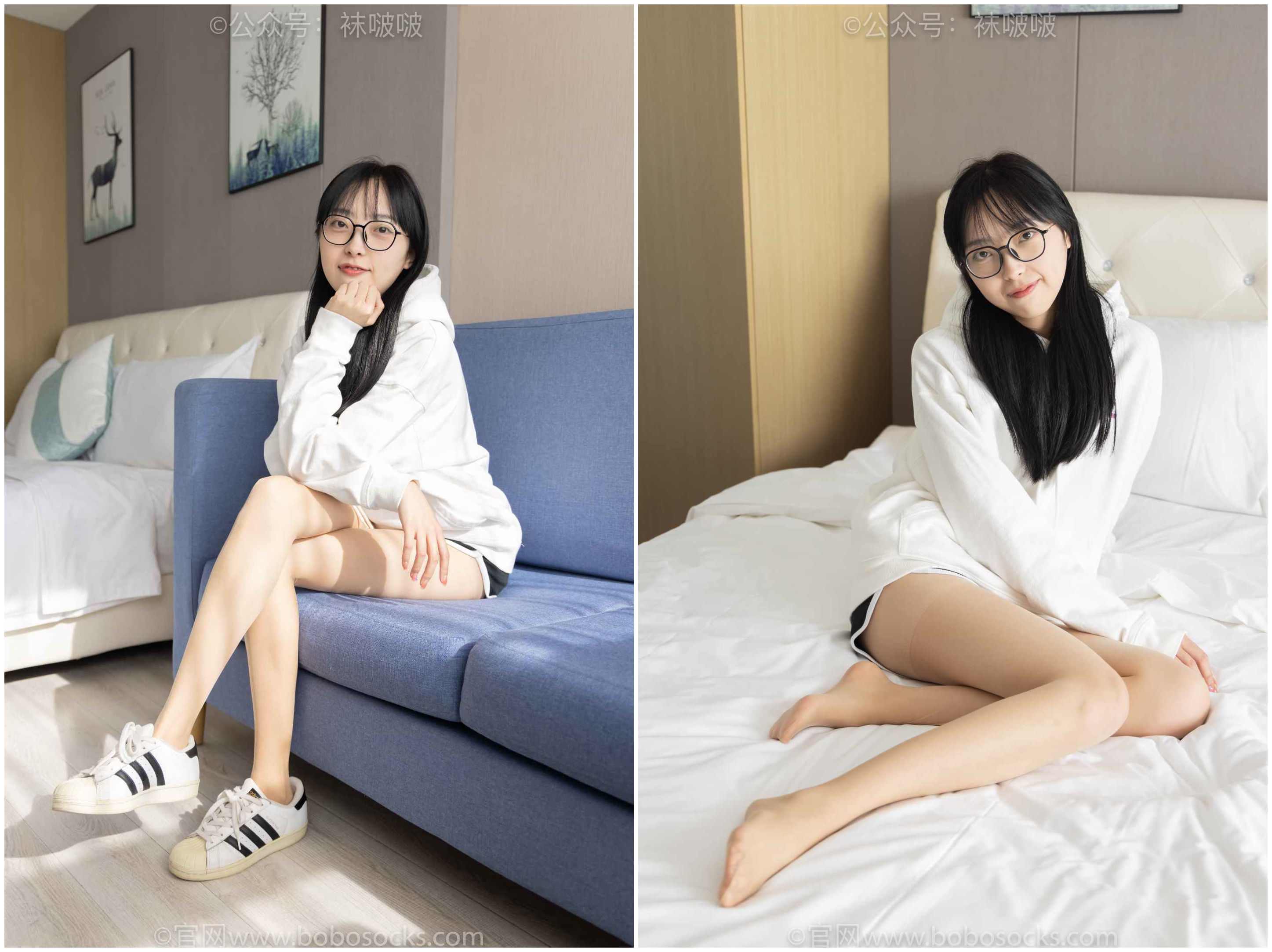 [袜啵啵]NO.058稚予-贝壳头、肉丝