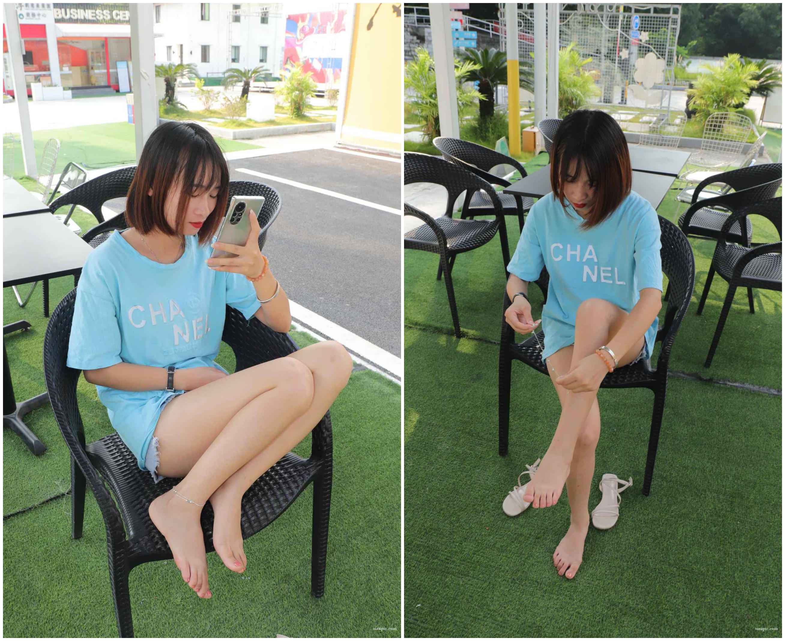 [Pary学生模拍]012 小燕的美脚+凉鞋美脚