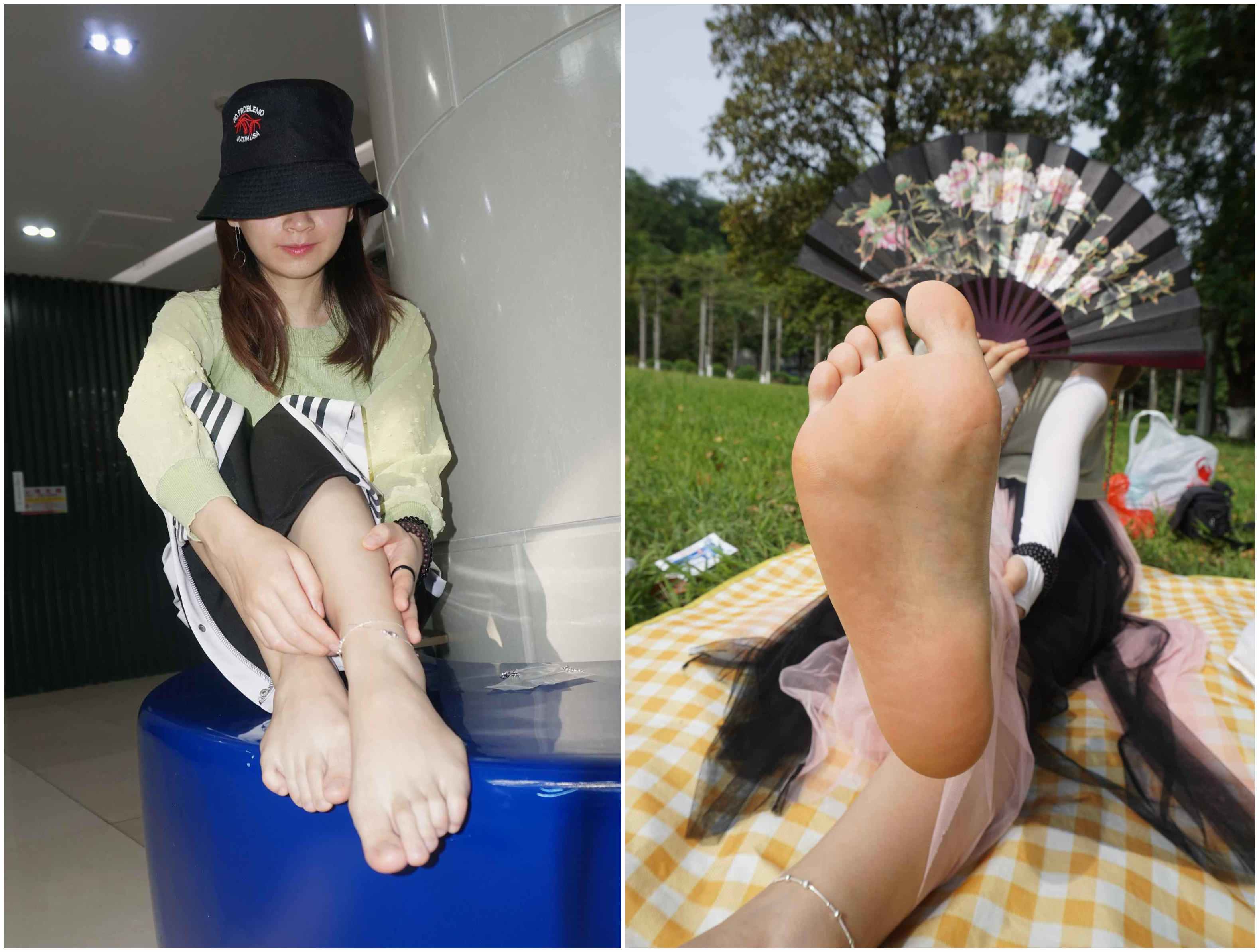 [Pary学生模拍]023 脚型与肤色都绝佳的晓晓