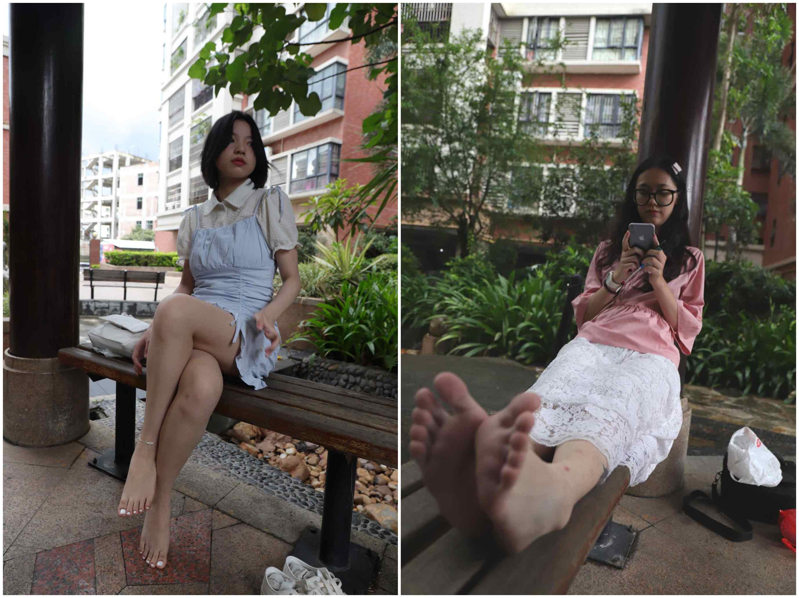 [Pary学生模拍]026 小贝与琪琪黑白配