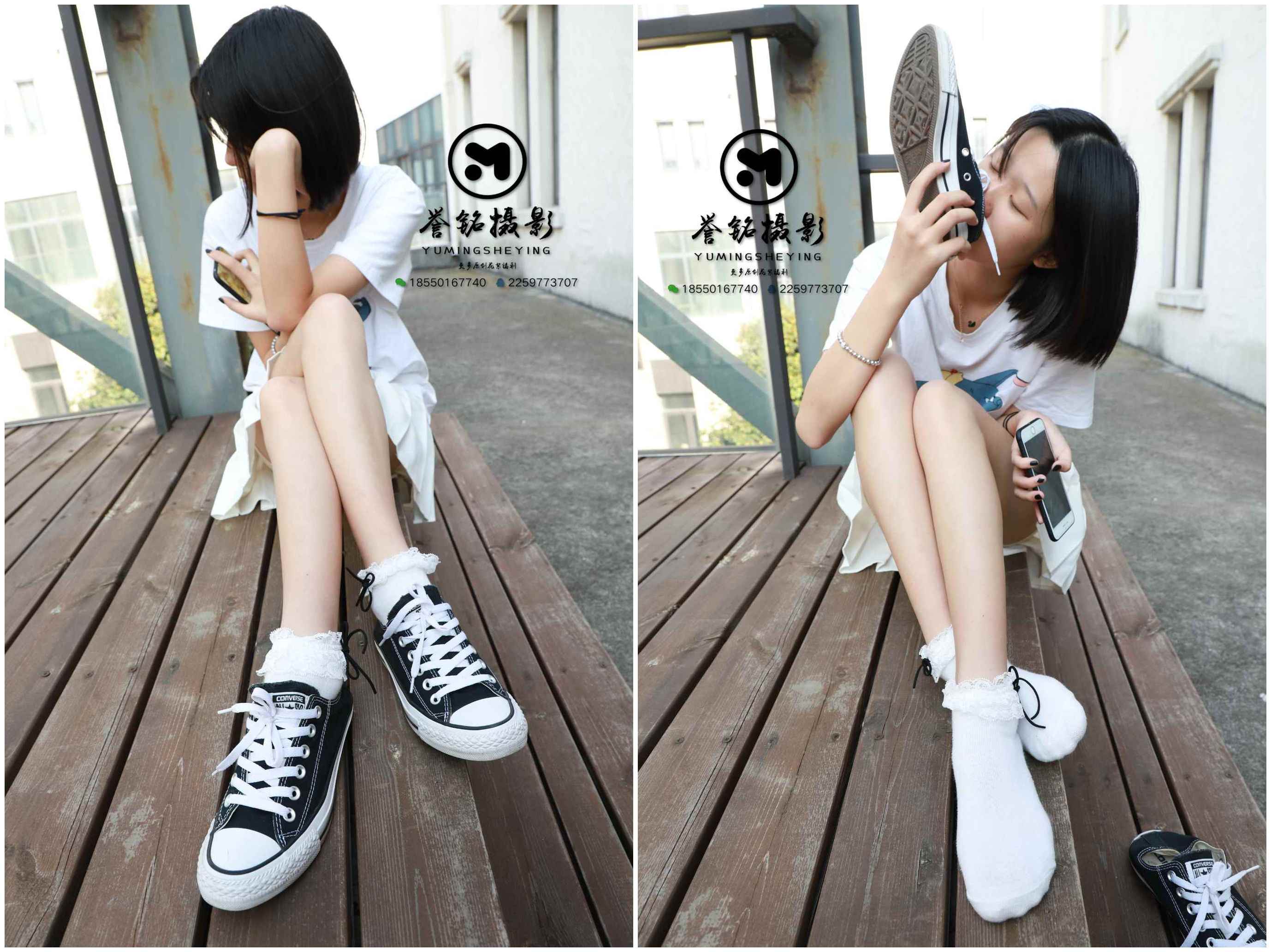 誉铭传媒《2019.11.16定制（白袜帆布鞋）》