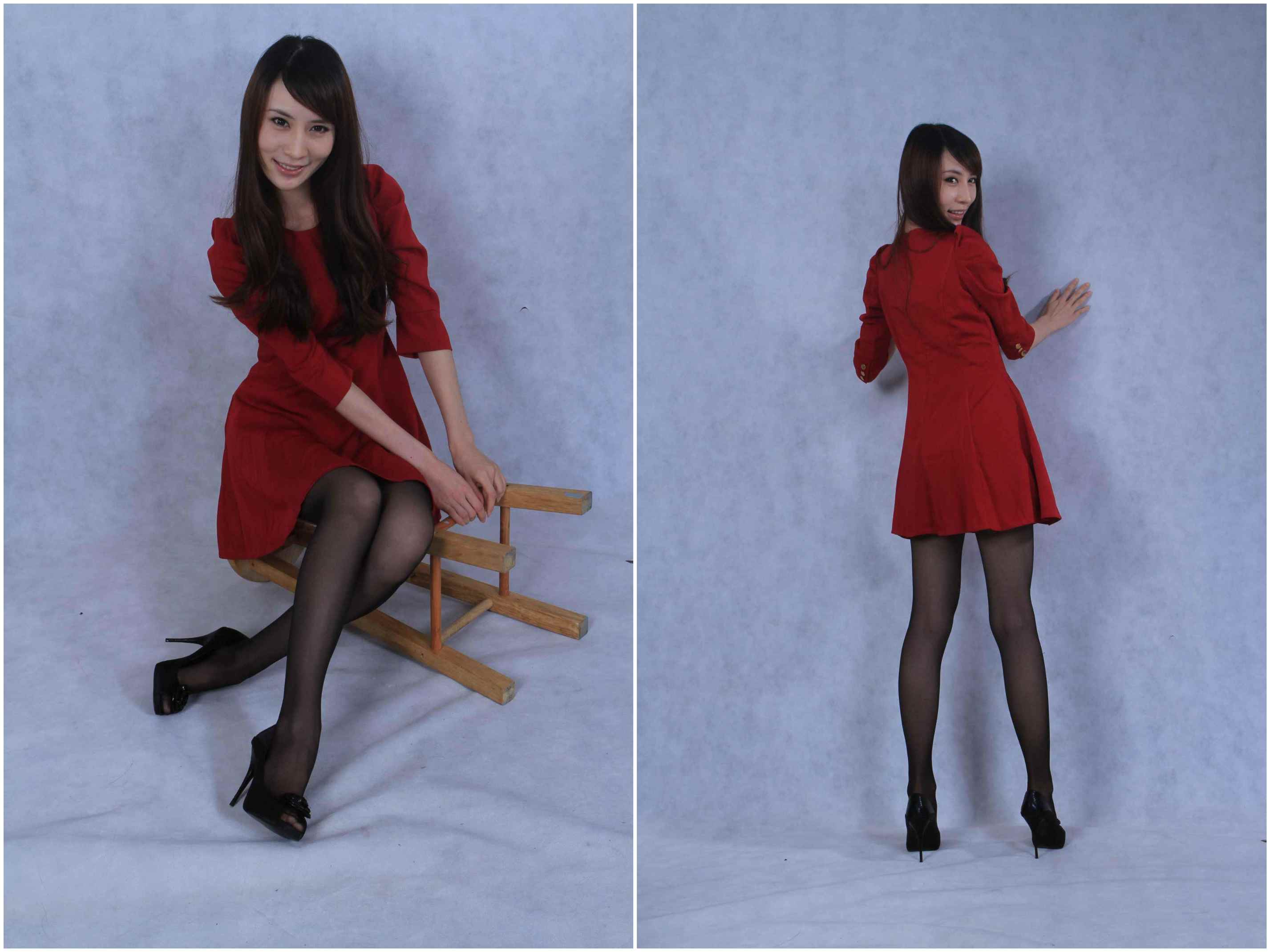 [赤足者]No.035 玲玲美腿黑丝