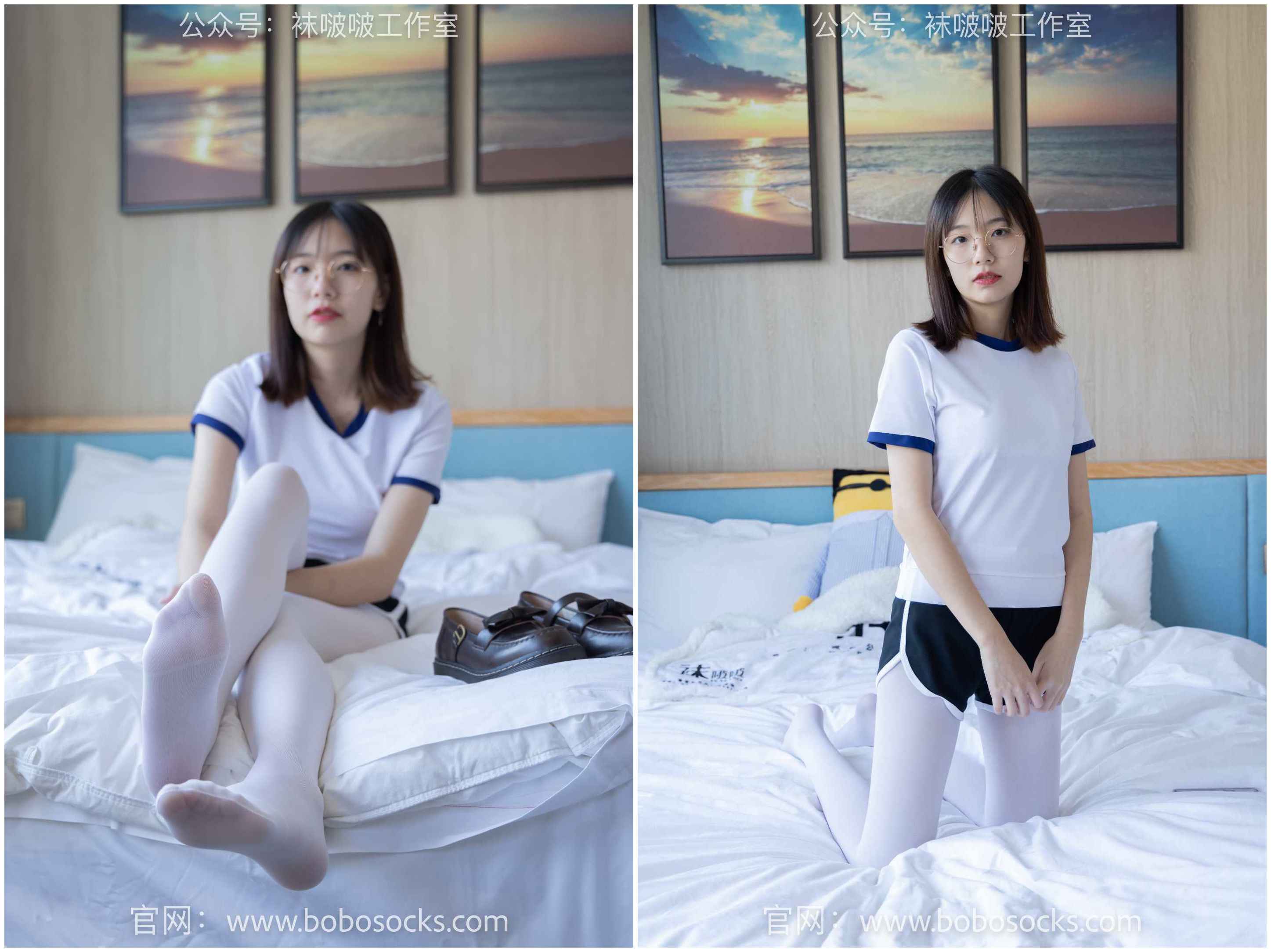 [袜啵啵]108期 小甜豆-皮鞋、厚白丝、踩奶油蛋糕剧情