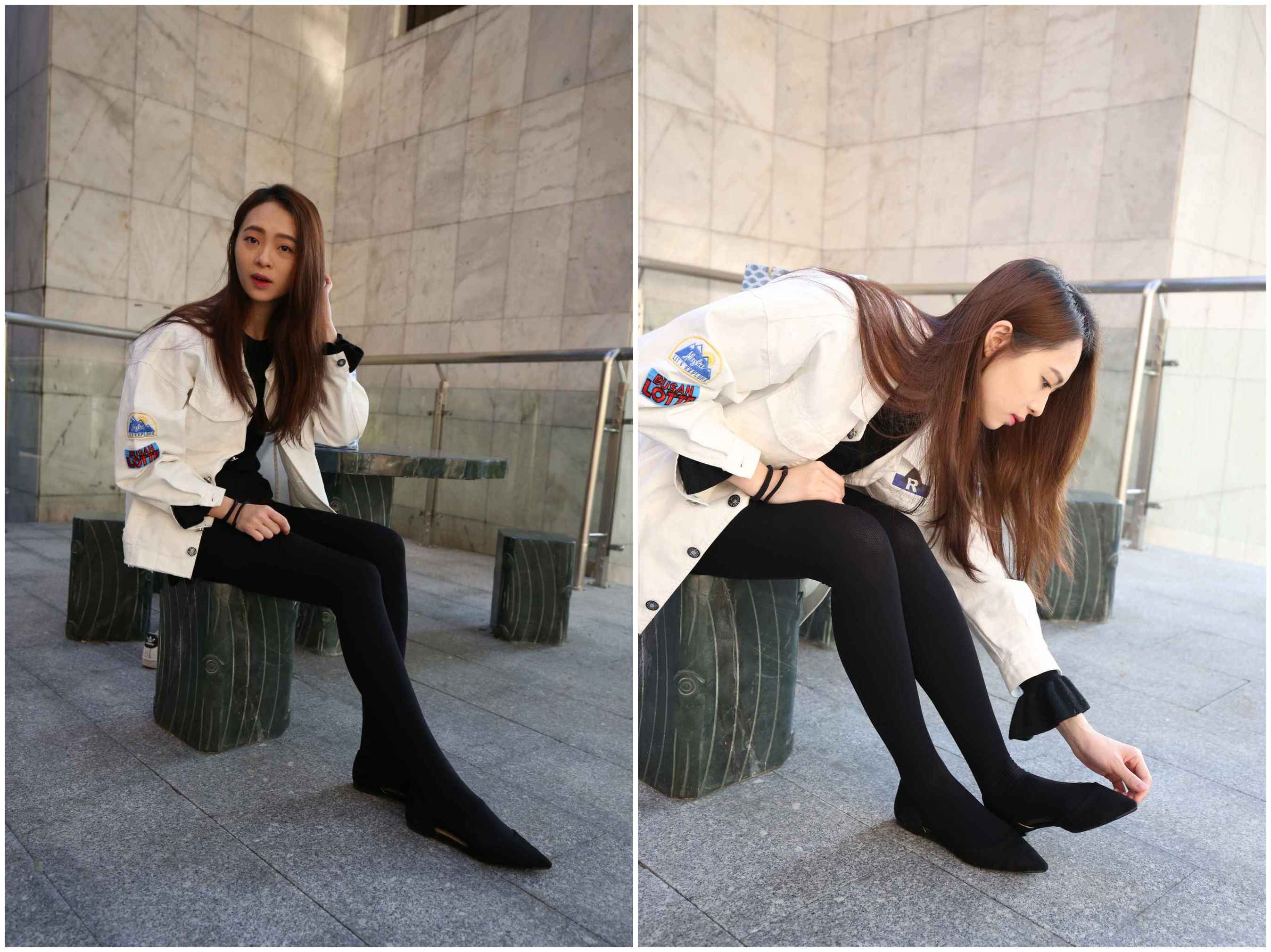 [大西瓜爱牙膏]衬黑厚丝