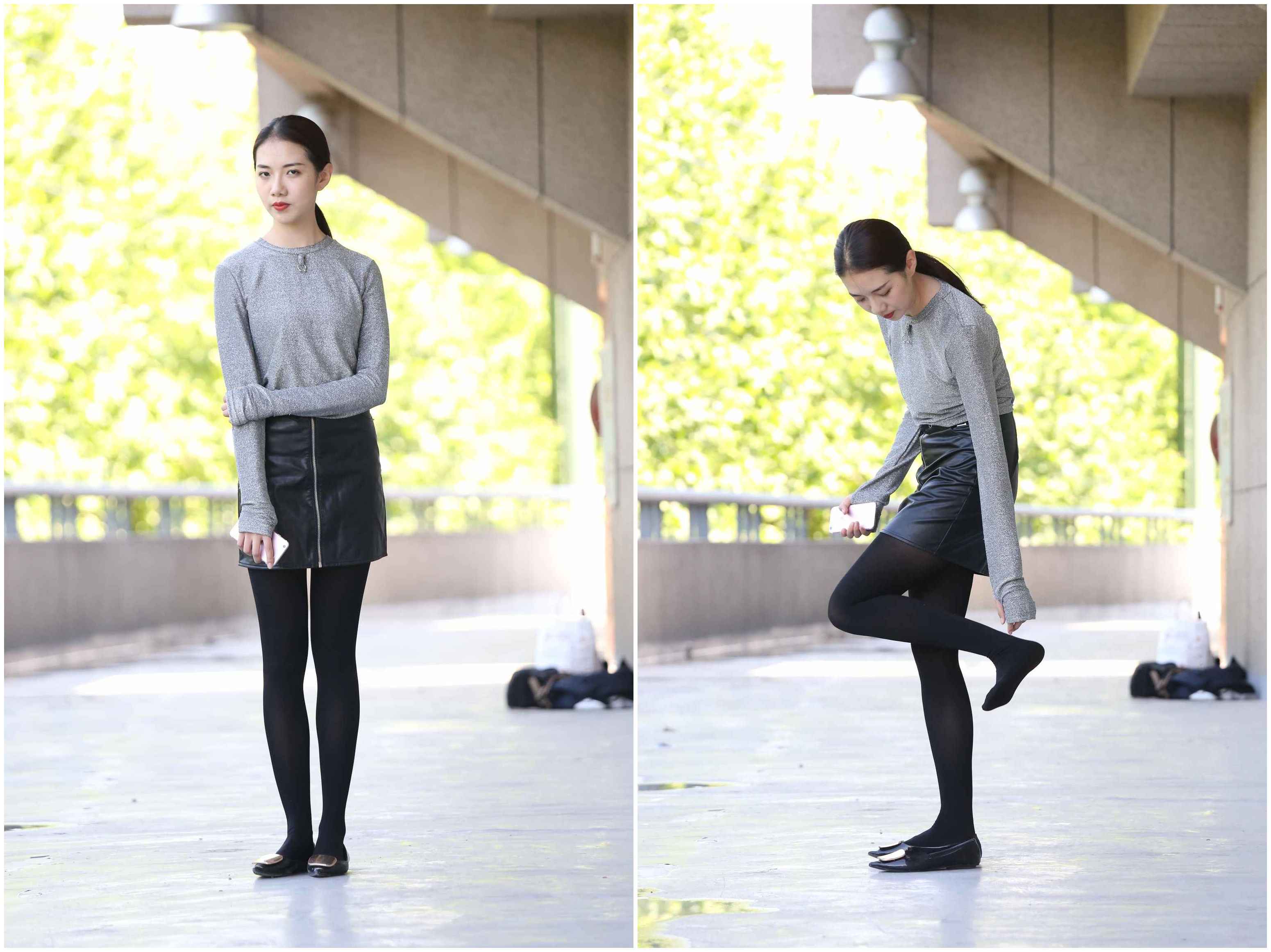 [大西瓜爱牙膏]裤妹黑袜