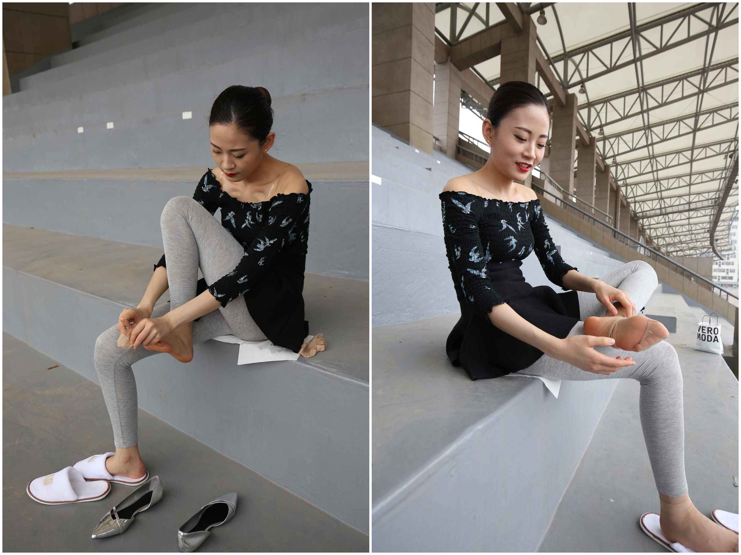 [大西瓜爱牙膏]空姐灰丝