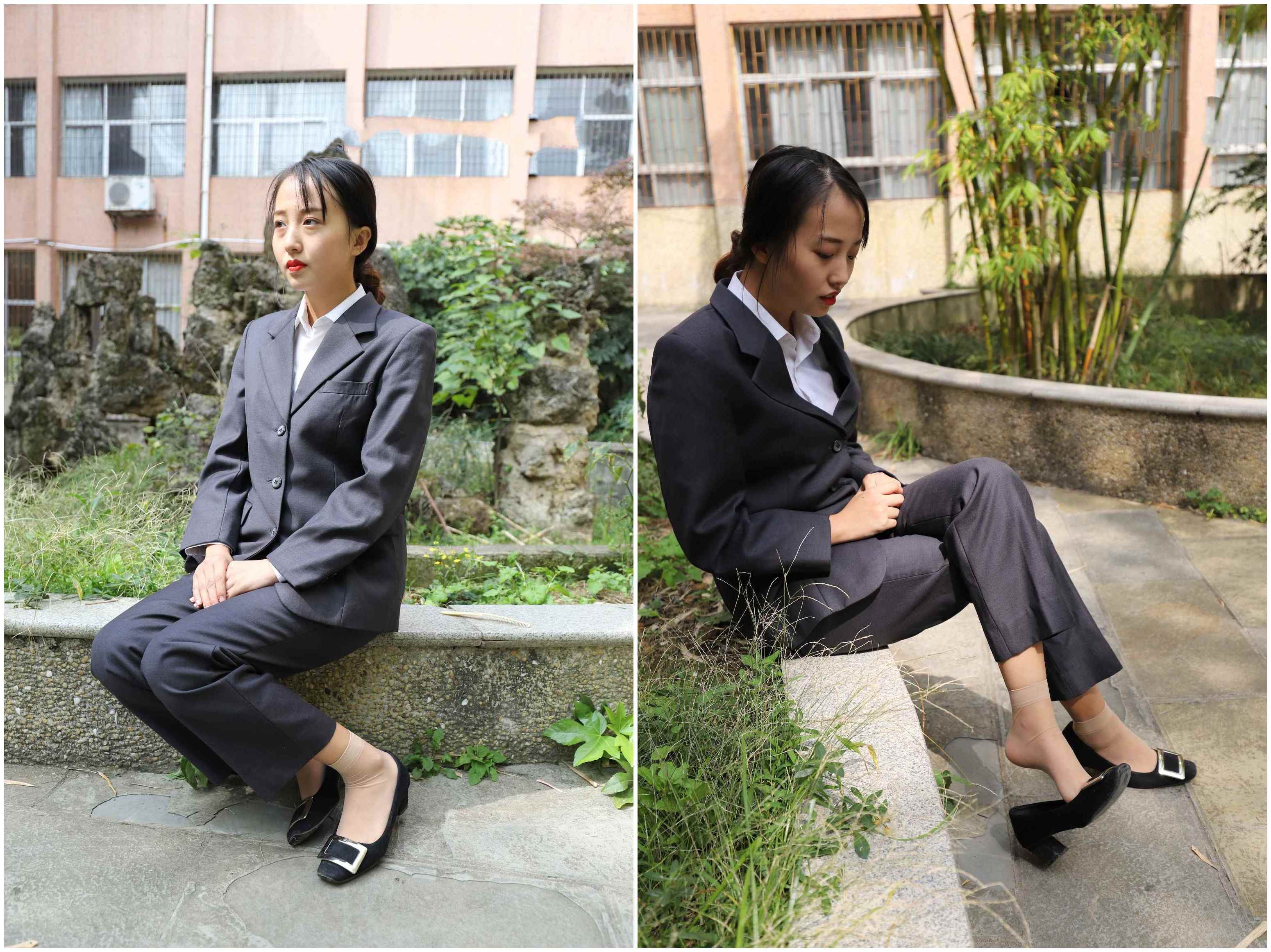 [大西瓜爱牙膏]制服短丝