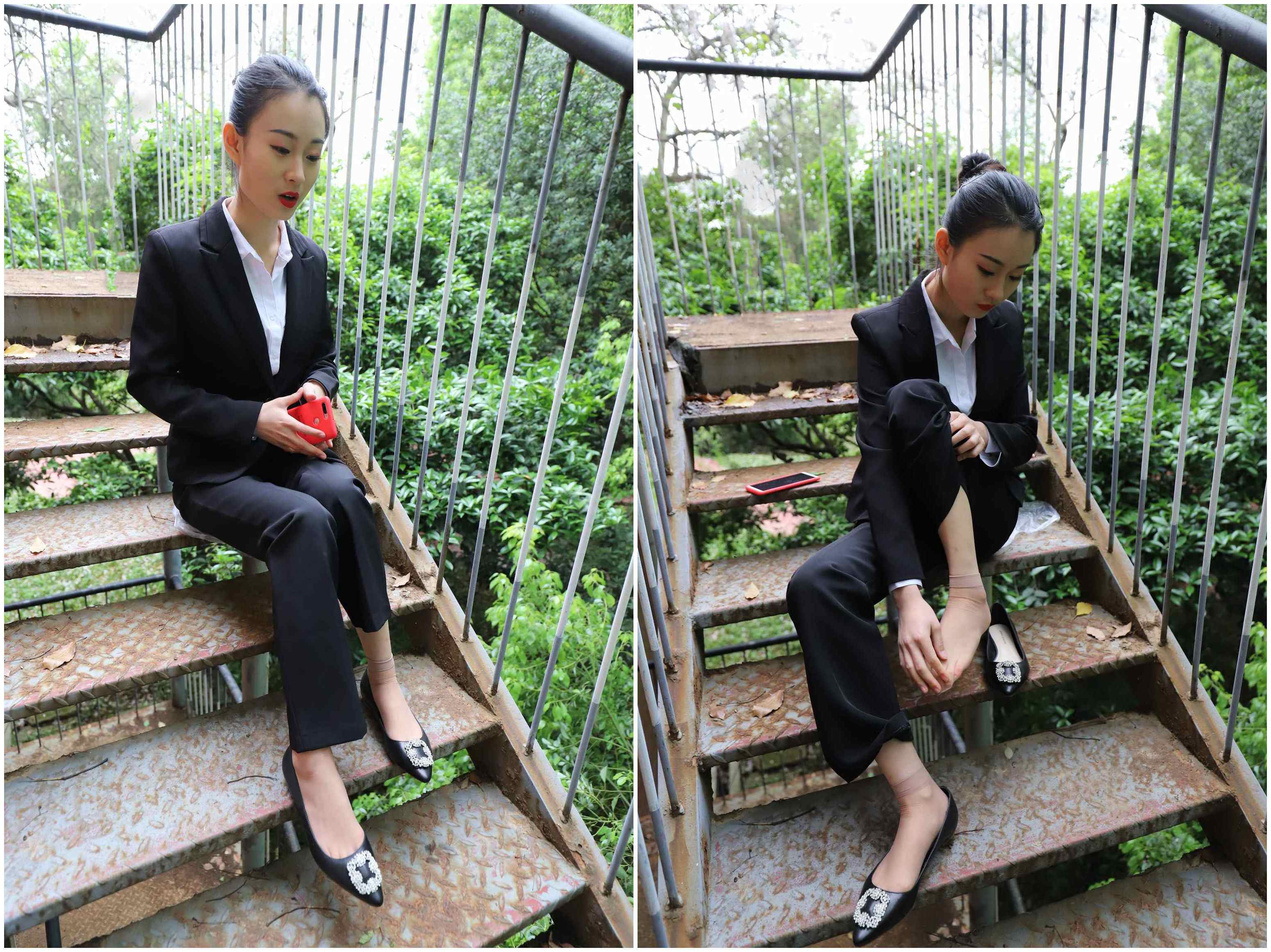 [大西瓜爱牙膏]4月活动 模特一 制服长裤