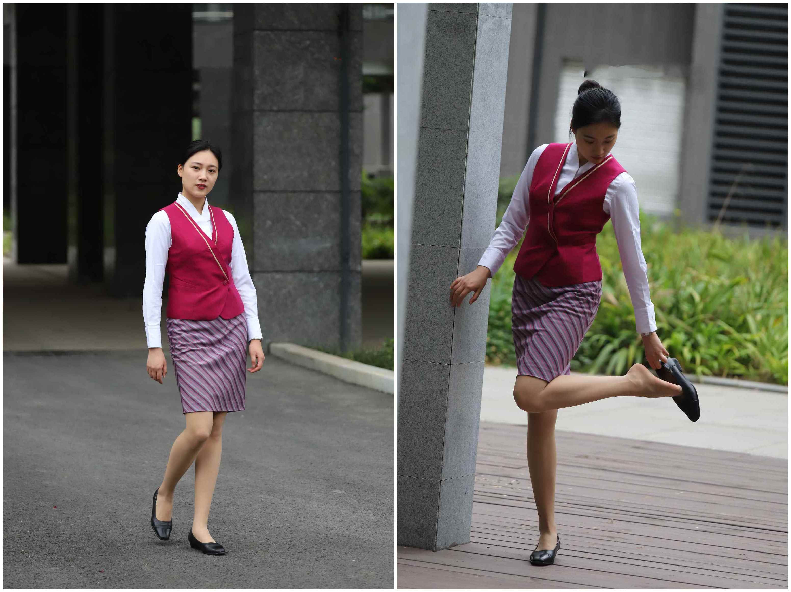 [大西瓜爱牙膏]5月活动 模特2 空乘制服