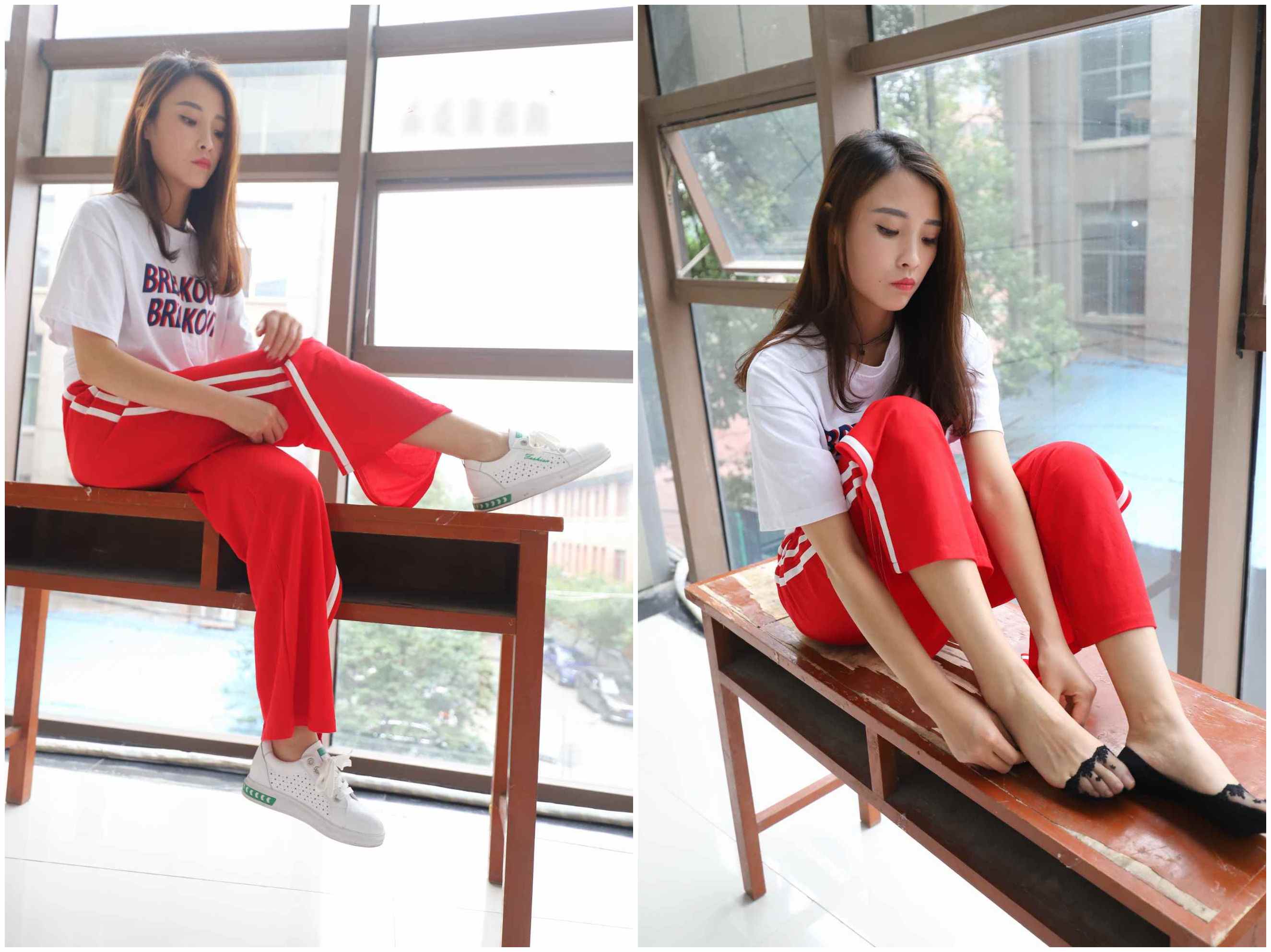 [大西瓜爱牙膏]6月活动模特1 纯船袜