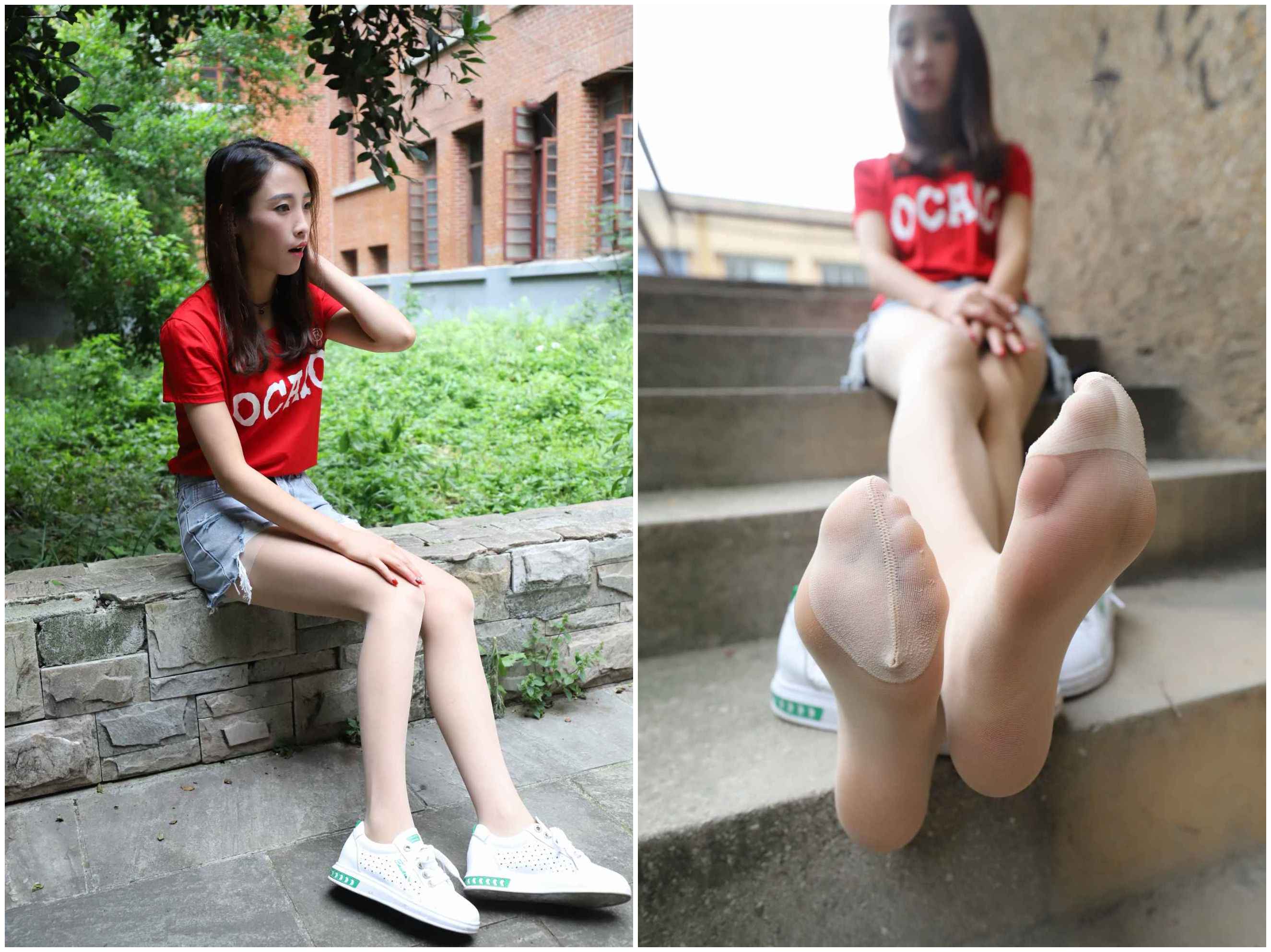 [大西瓜爱牙膏]6月活动模特1 长丝+船袜(两套）