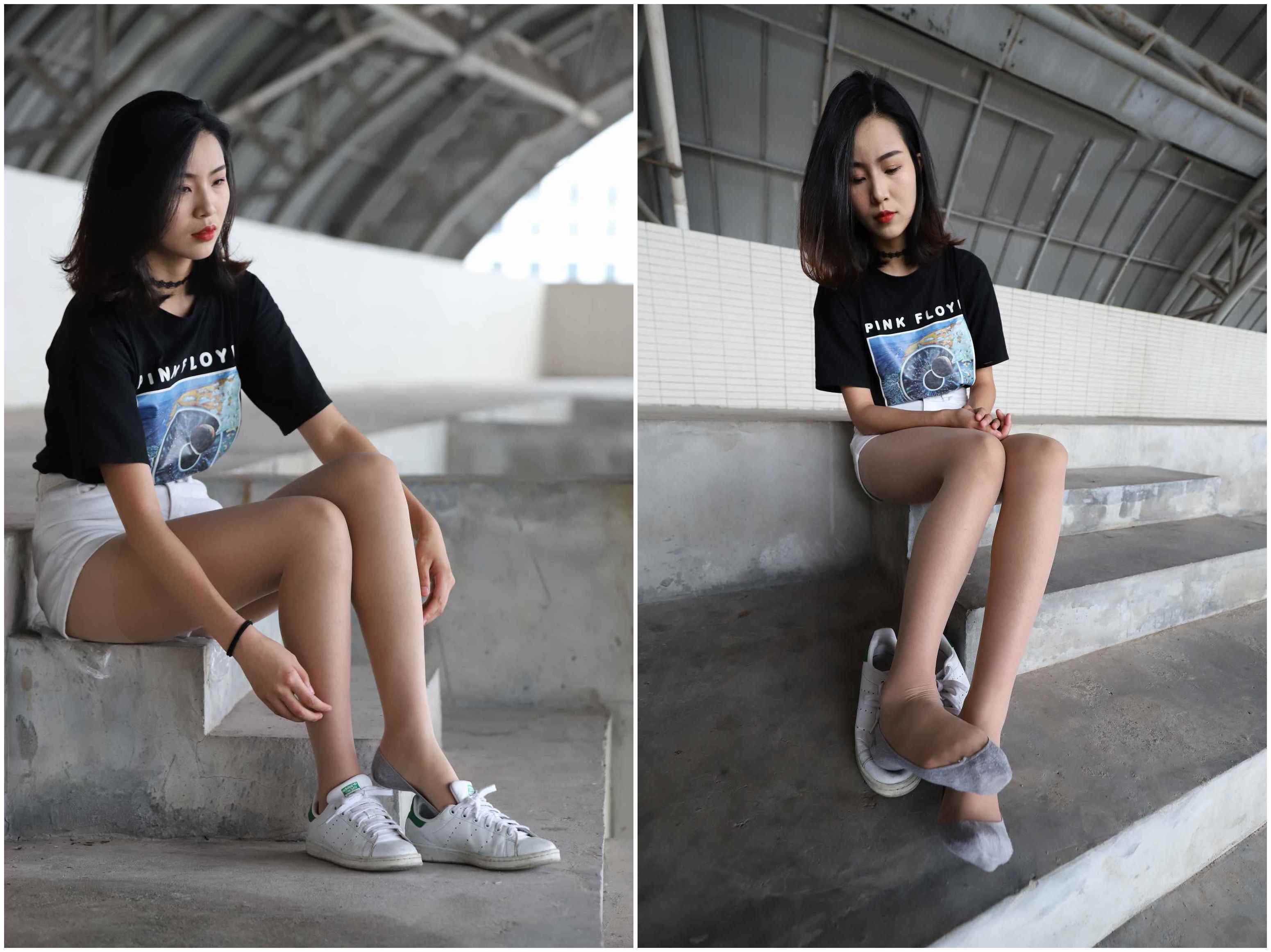 [大西瓜爱牙膏]7.8月活动模特二贝壳头户外肉丝+船袜