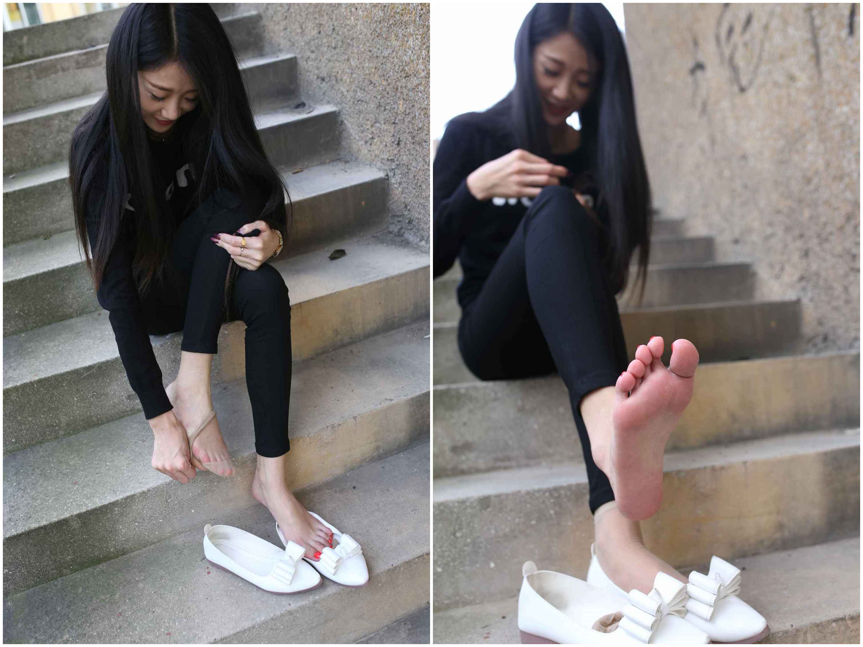 [大西瓜爱牙膏]黑长裤