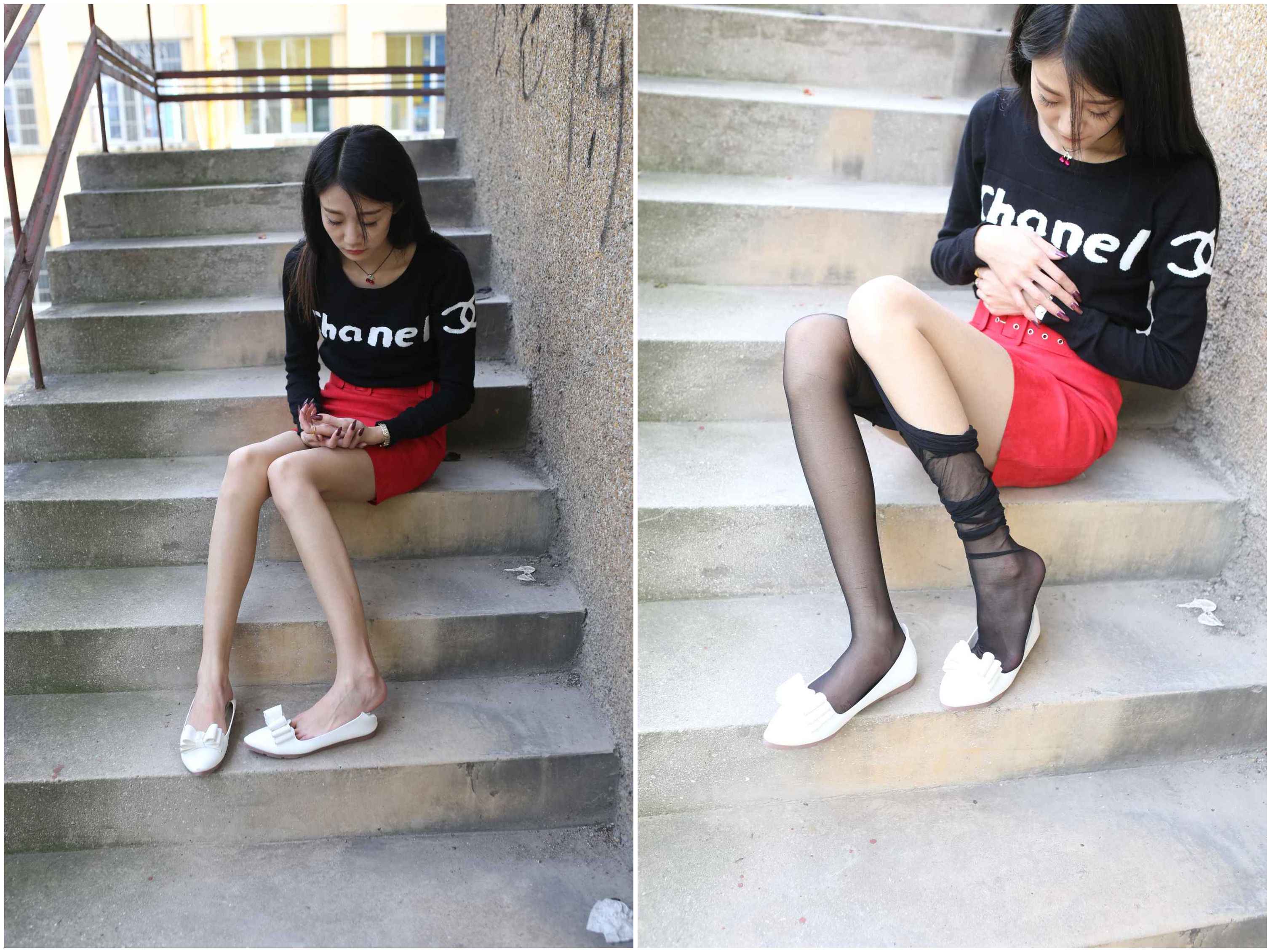 [大西瓜爱牙膏]黑丝