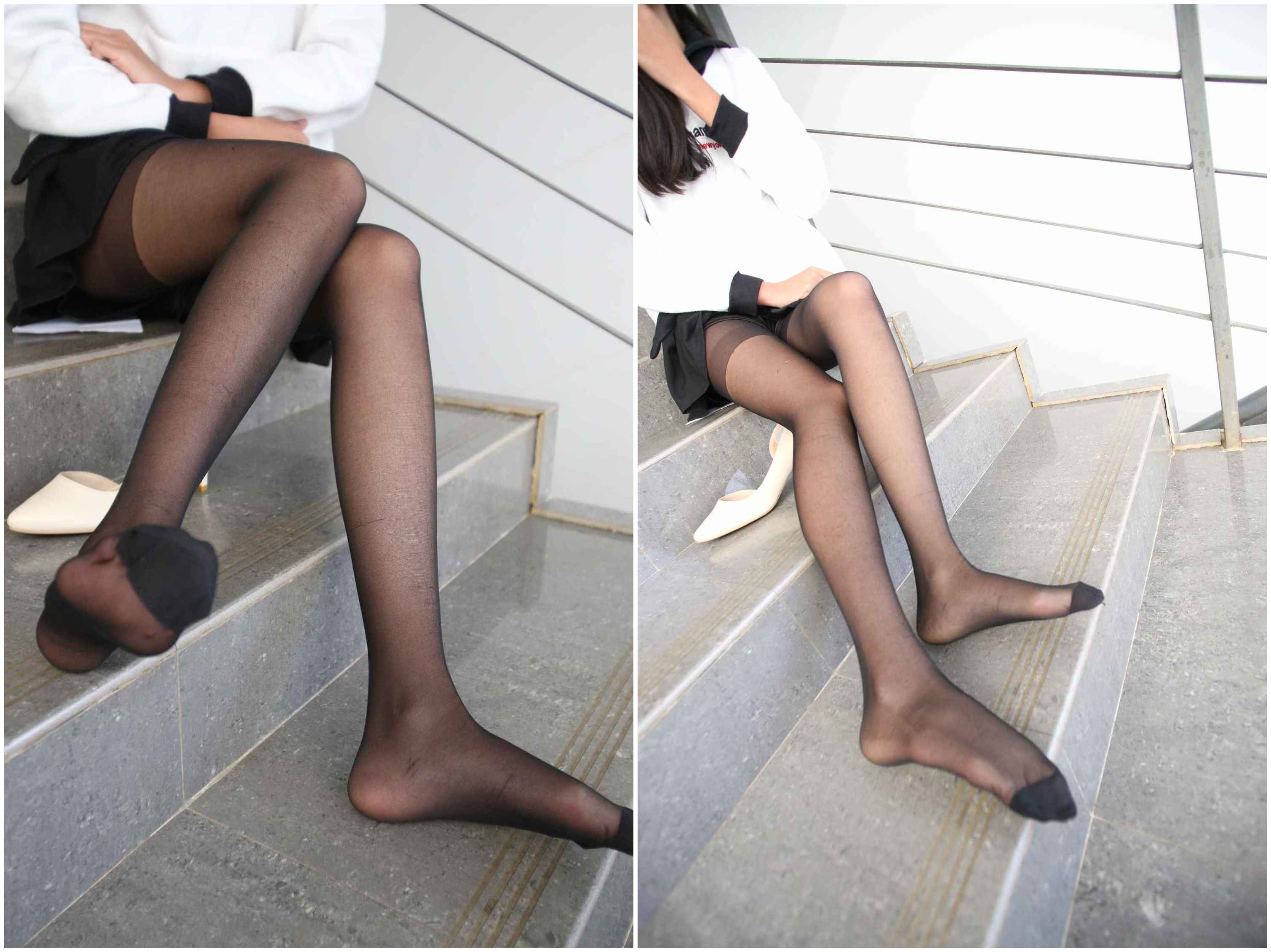 [大西瓜爱牙膏]搭讪自习黑丝