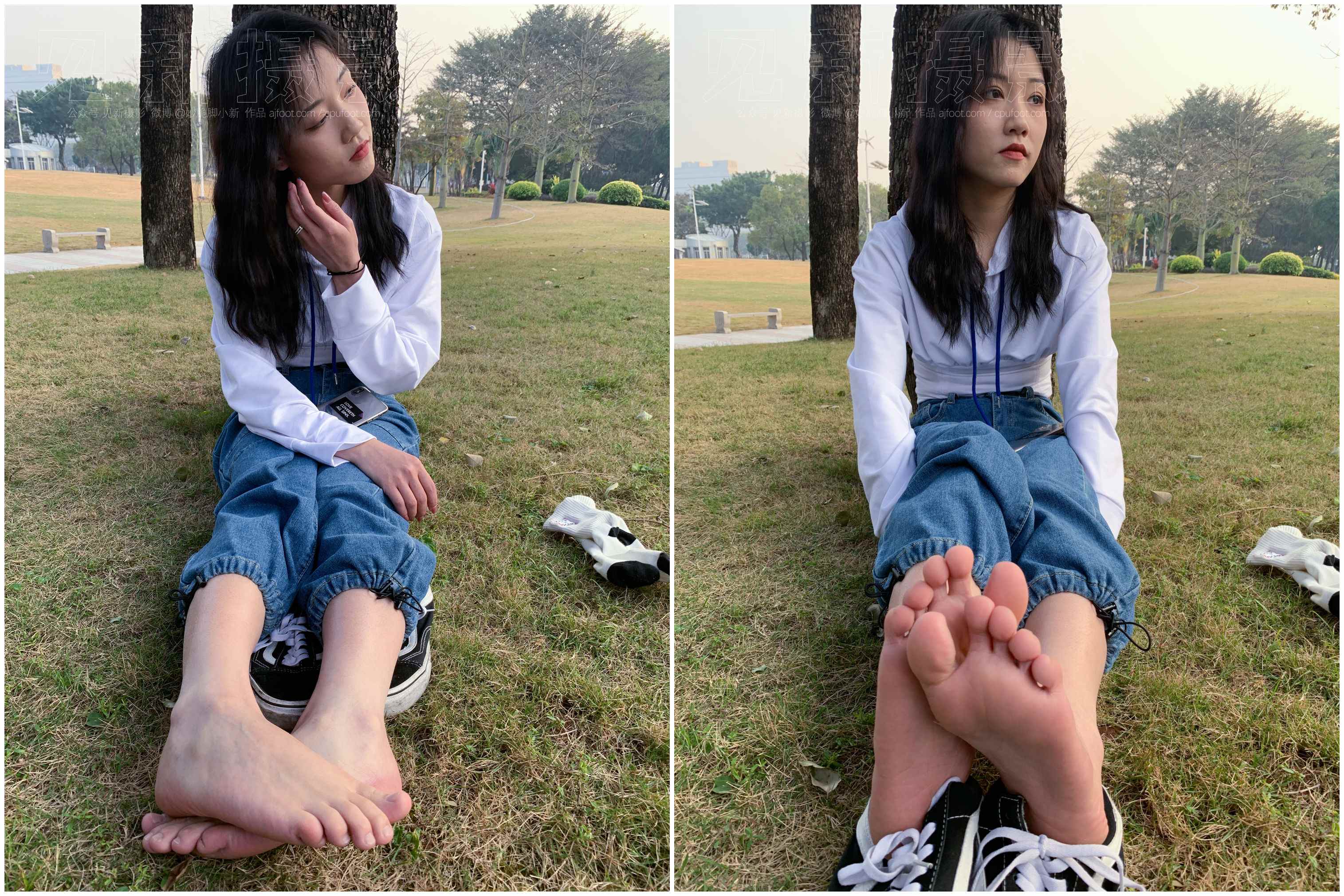 [见新摄影]NO.028-VANA帆布鞋 牛仔裤 小可