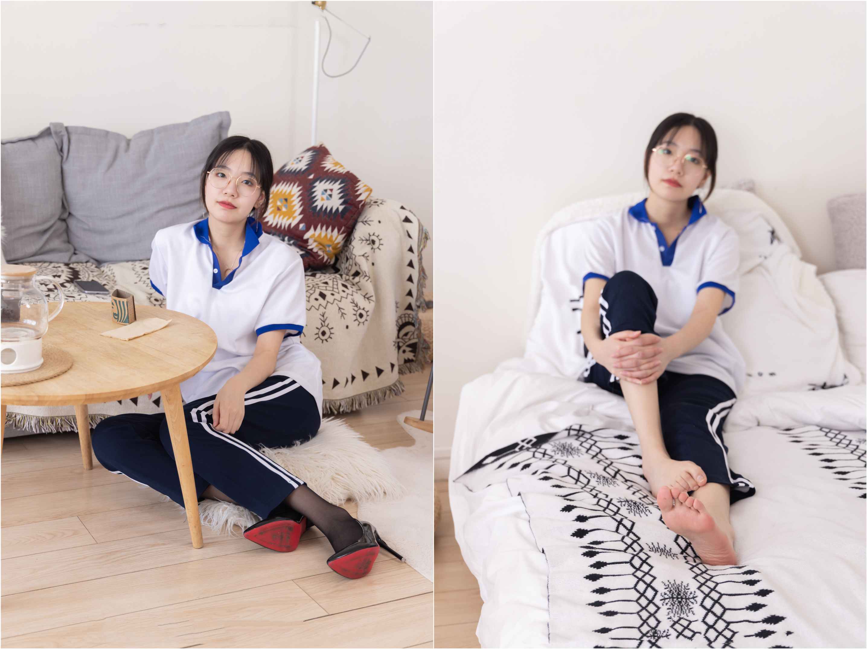 [袜啵啵]135期 小甜豆-高跟鞋、黑丝、裸足