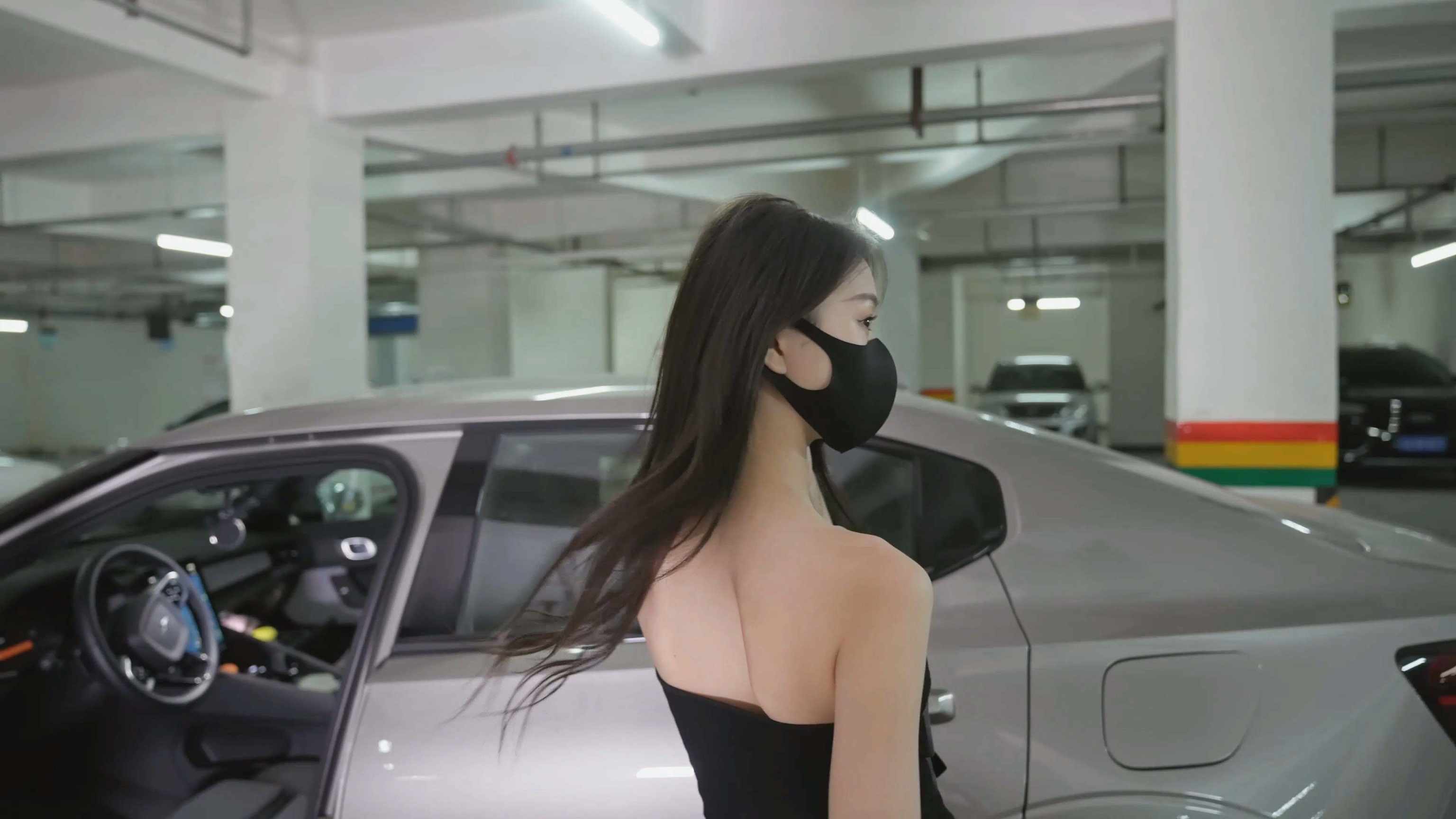 [脚模摄影]夏季长靴女司机CC极致的臭脚享受