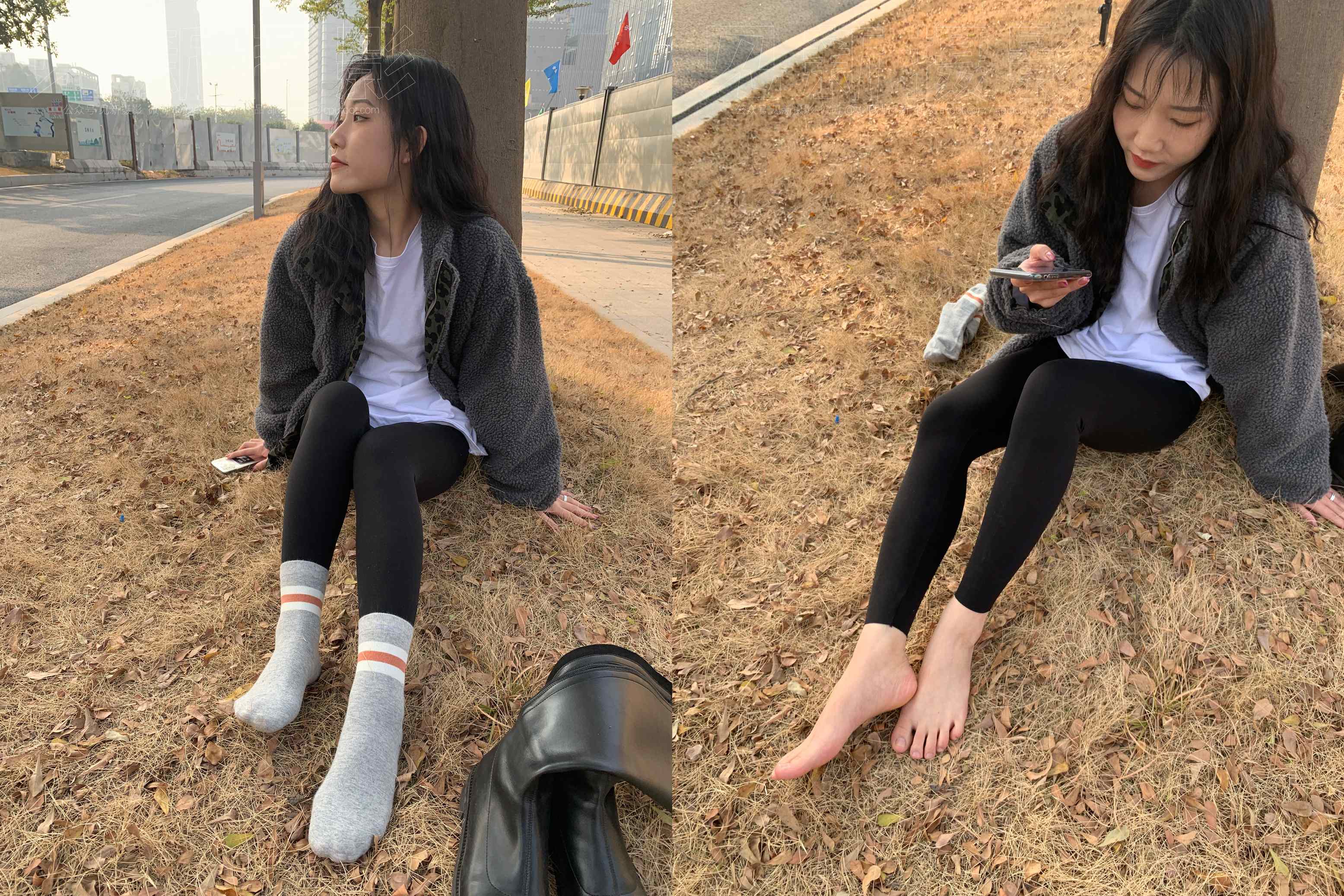 [见新摄影]NO.030 鲨鱼裤 皮靴 小可