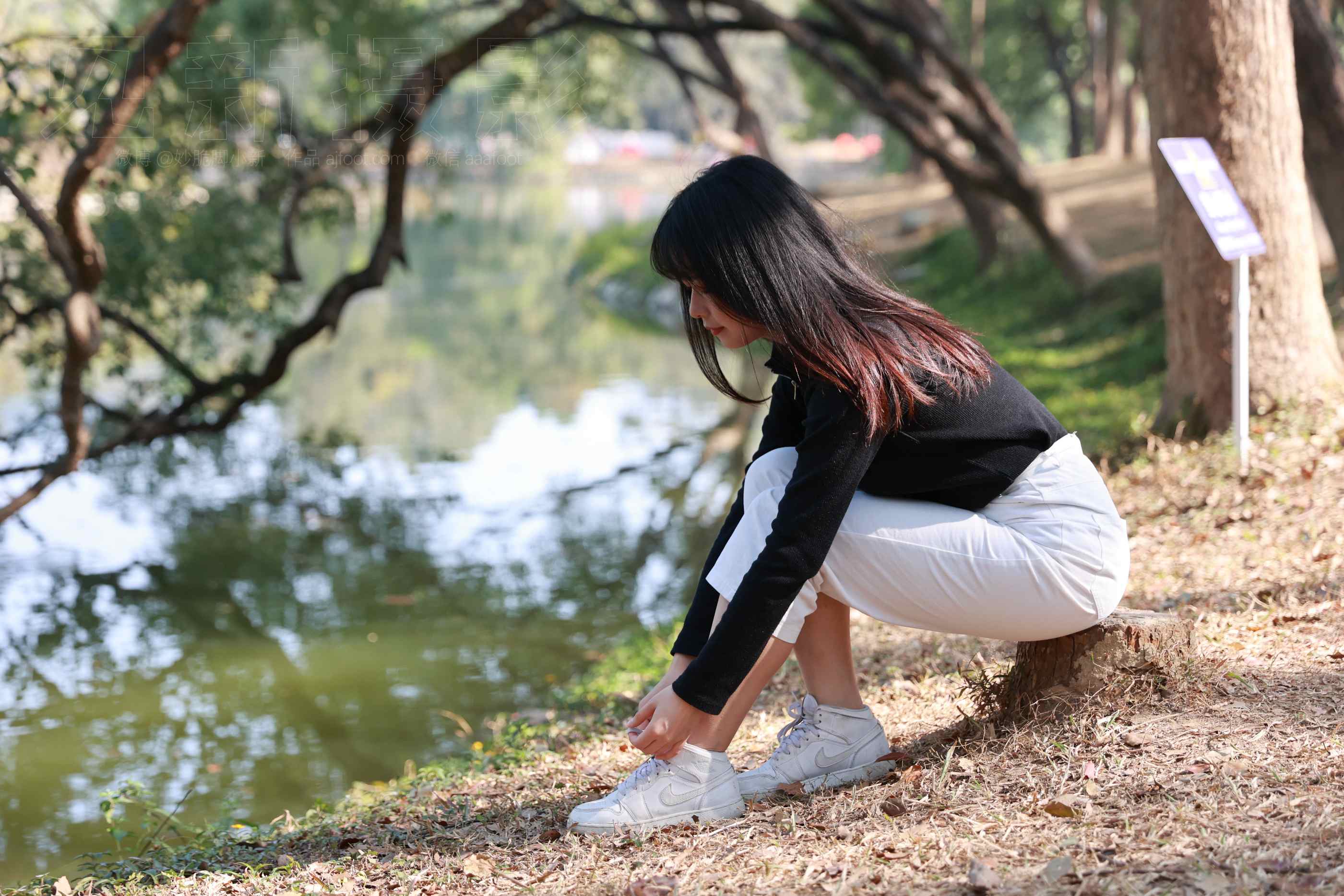 [见新摄影]NO.038 与小姐姐约拍植物园，逆光真的是美极了