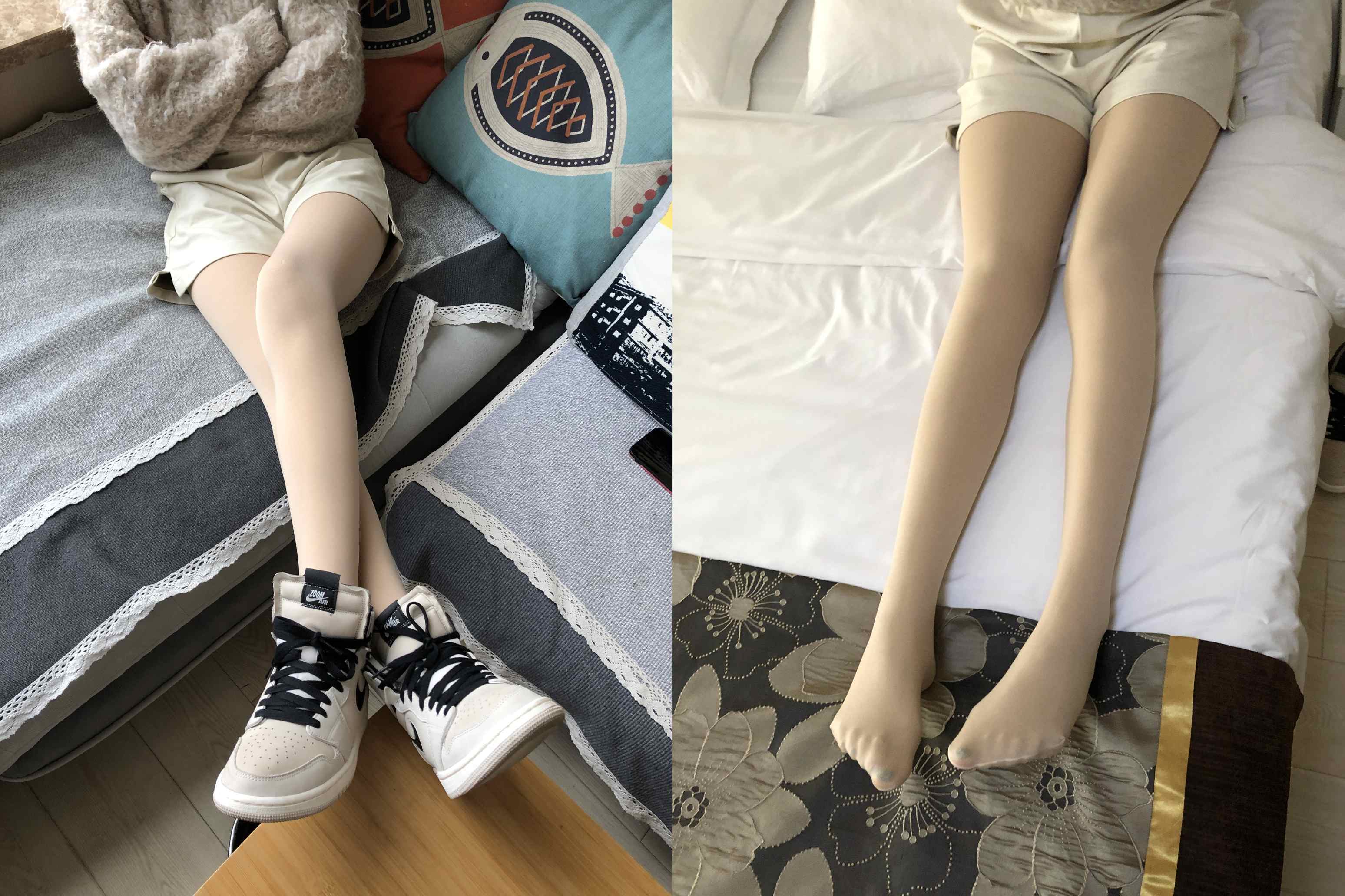 约来AJ女孩到宾馆品尝舔舐肉丝袜裸足