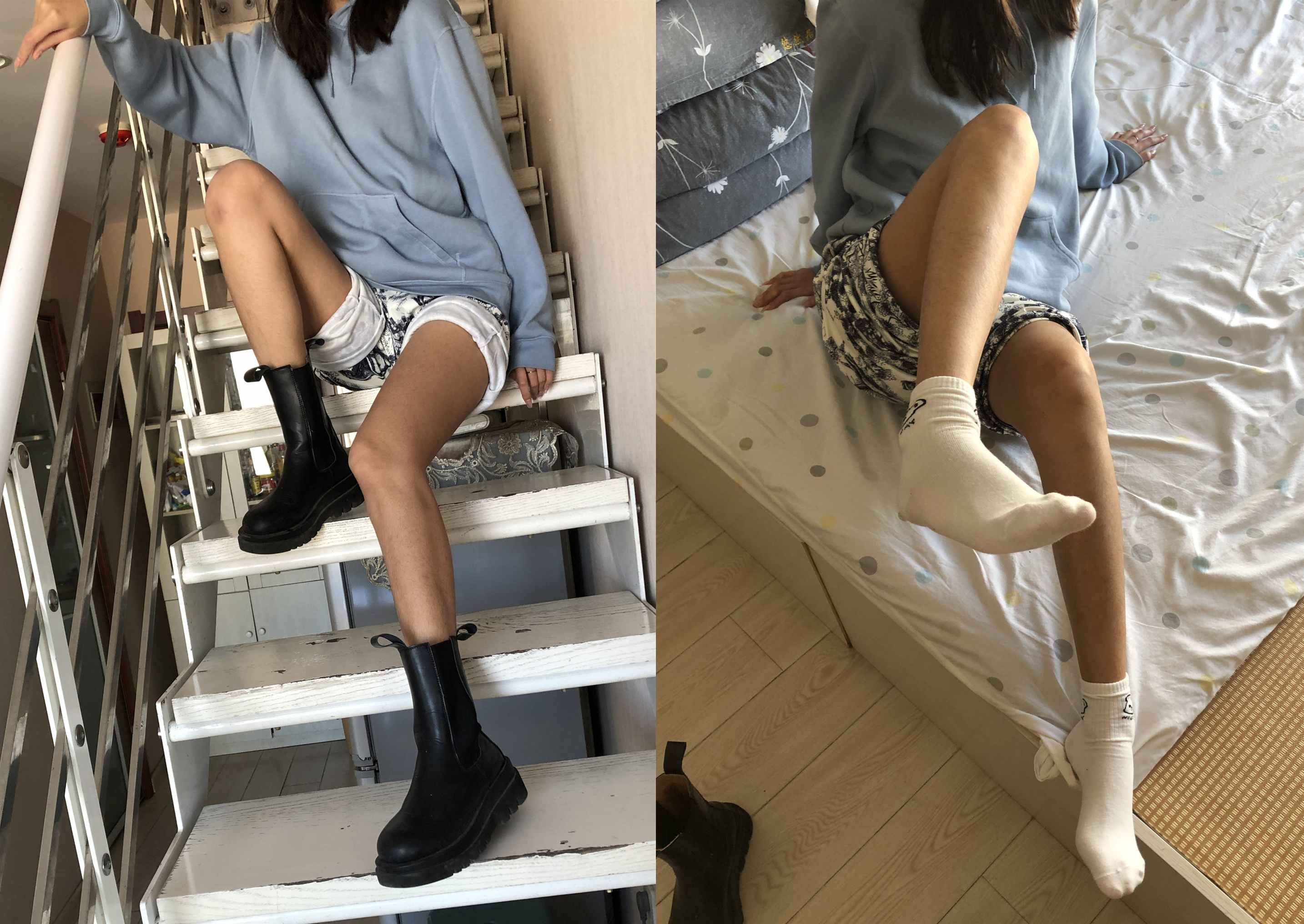 约来体育学院小姐姐品尝40码美足