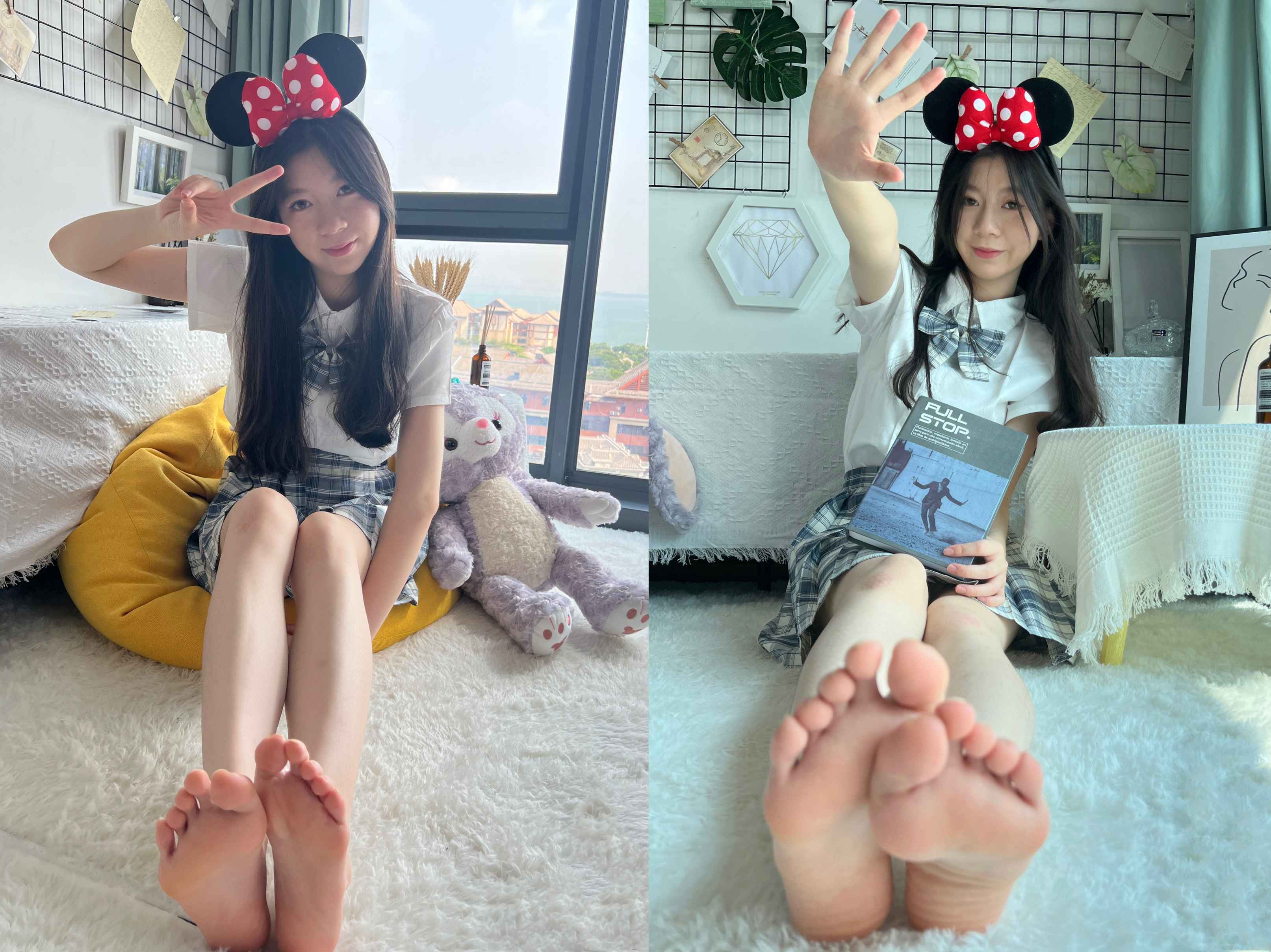 [觅芙少女]NO.003 风中摇曳的JK制服与18岁的青春一起绽放