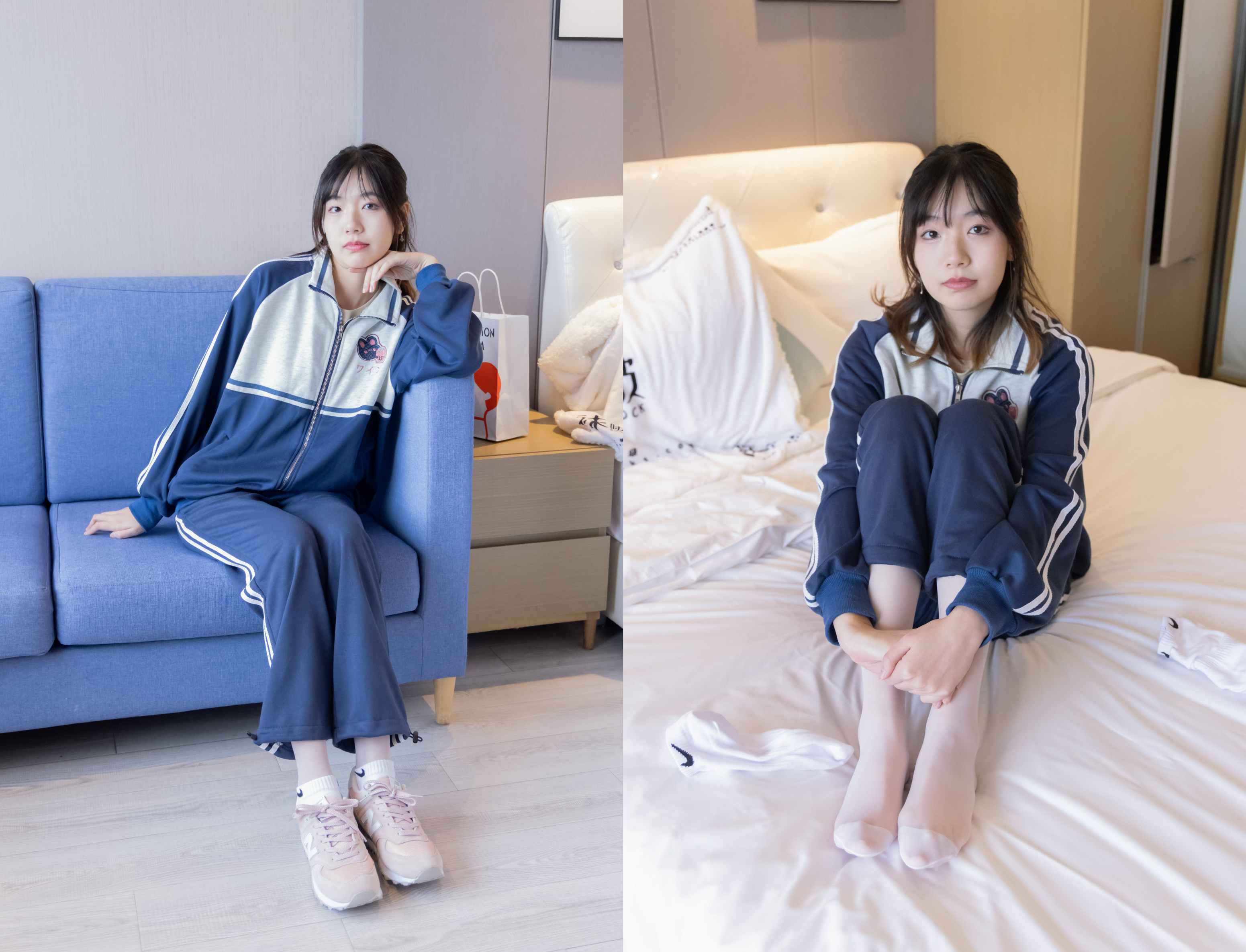 [袜啵啵]226期 小甜豆-运动鞋、白棉袜、白丝