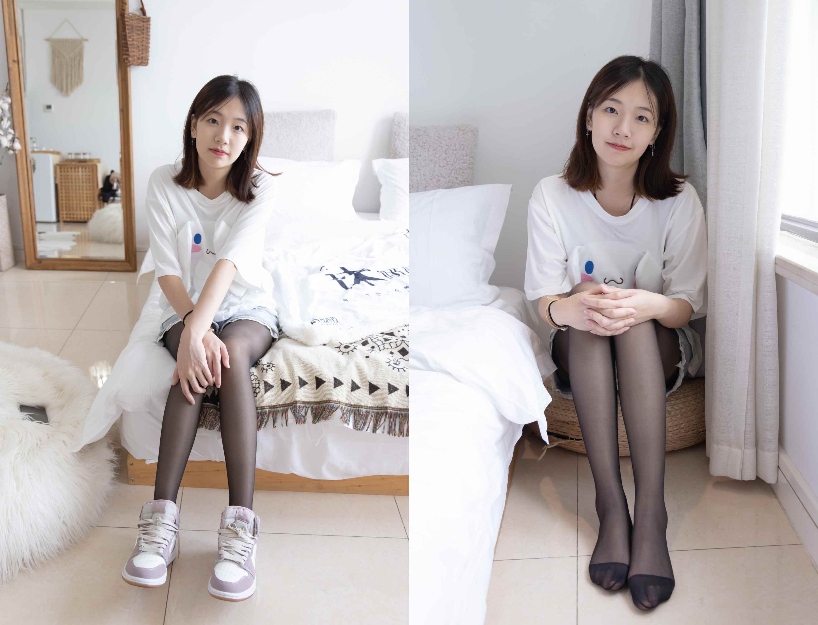 [袜啵啵]233期 小甜豆-板鞋、黑丝