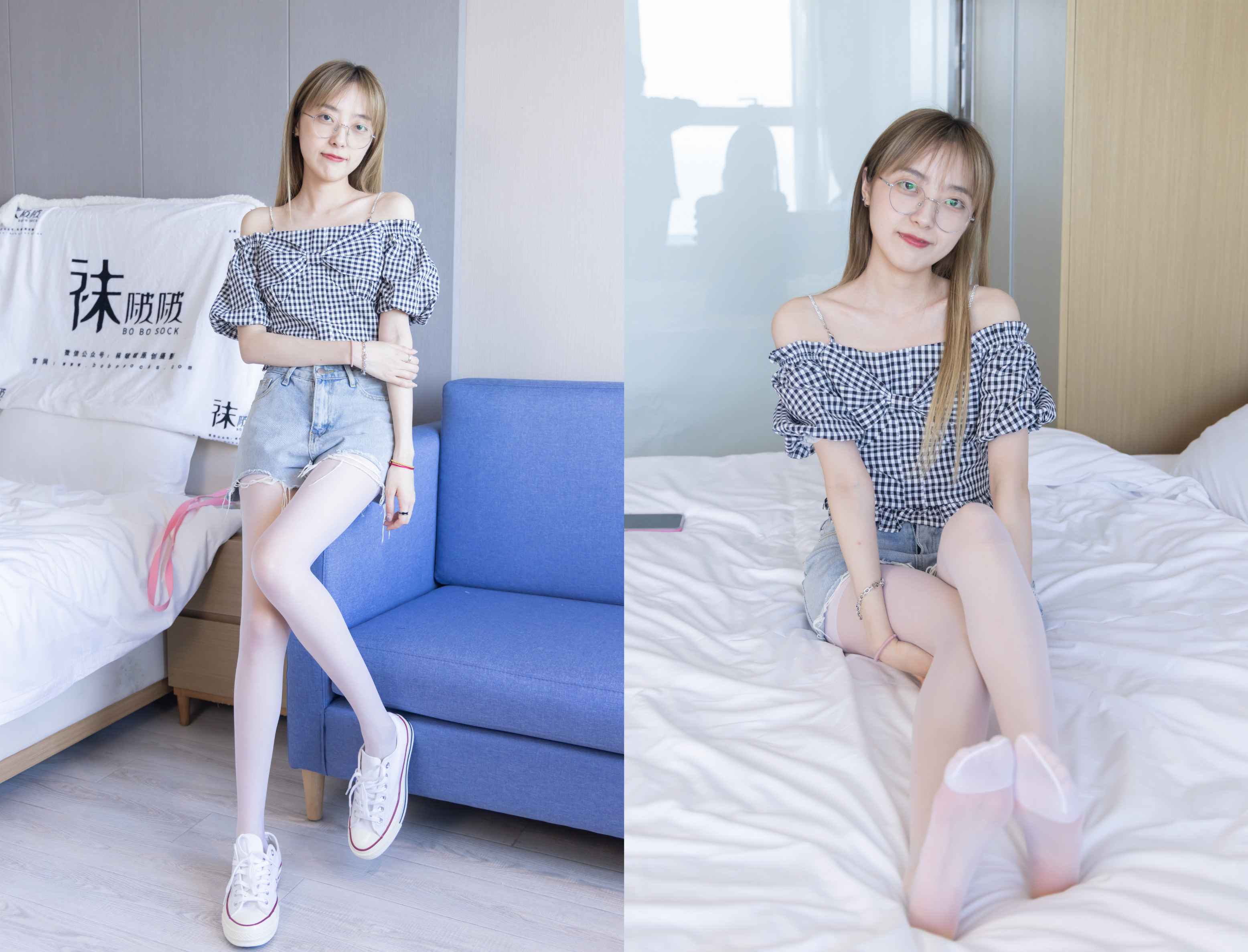 [袜啵啵]234期 稚予-板鞋、白丝