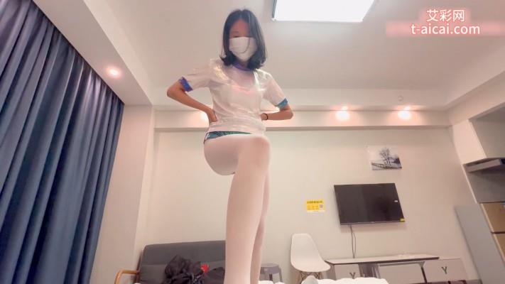 【2024-10-31】【丝拍·女高小茹】闪光体操服白丝调教贱狗 ACYC-3601