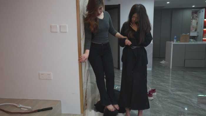 【爱秀套图】零基础全程自己首次发挥 女王范羞辱度不输专业S 让鱼七毁三观 YC-250117-13